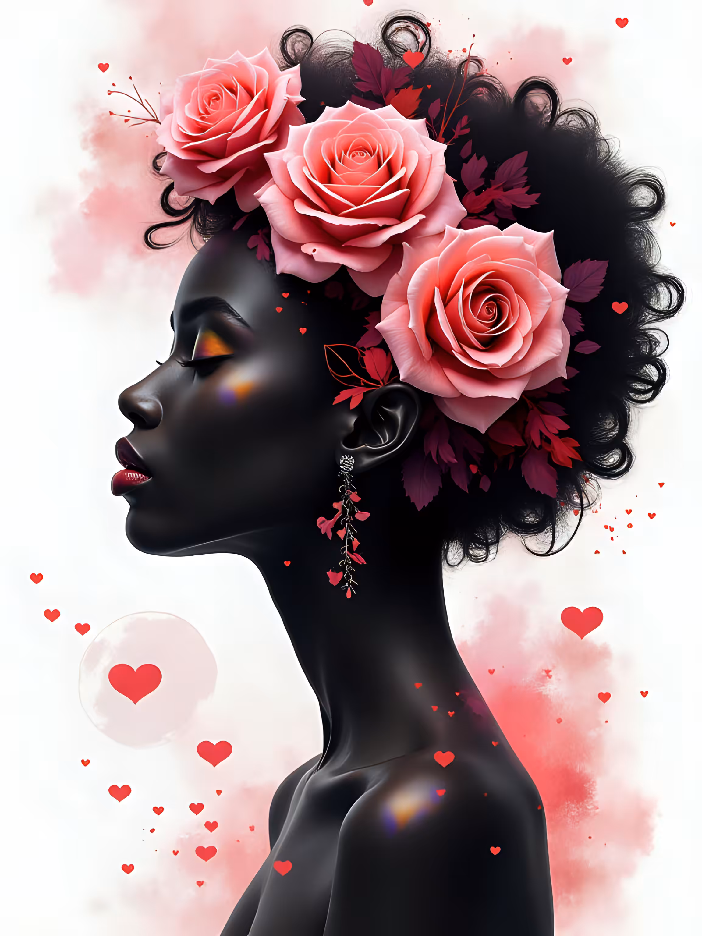 Flowers and women