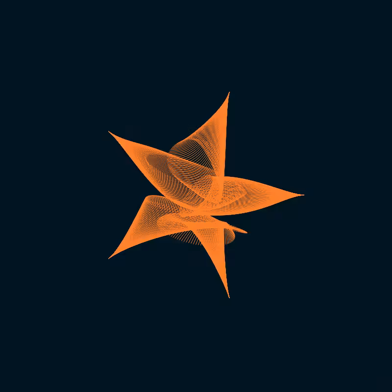 Bezier Stars #41