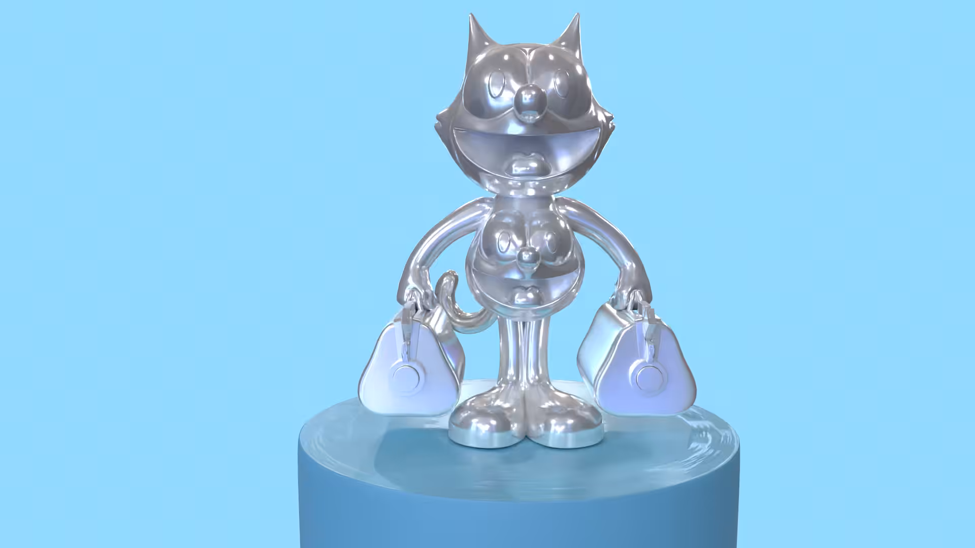 Double Up Cat "Silver"