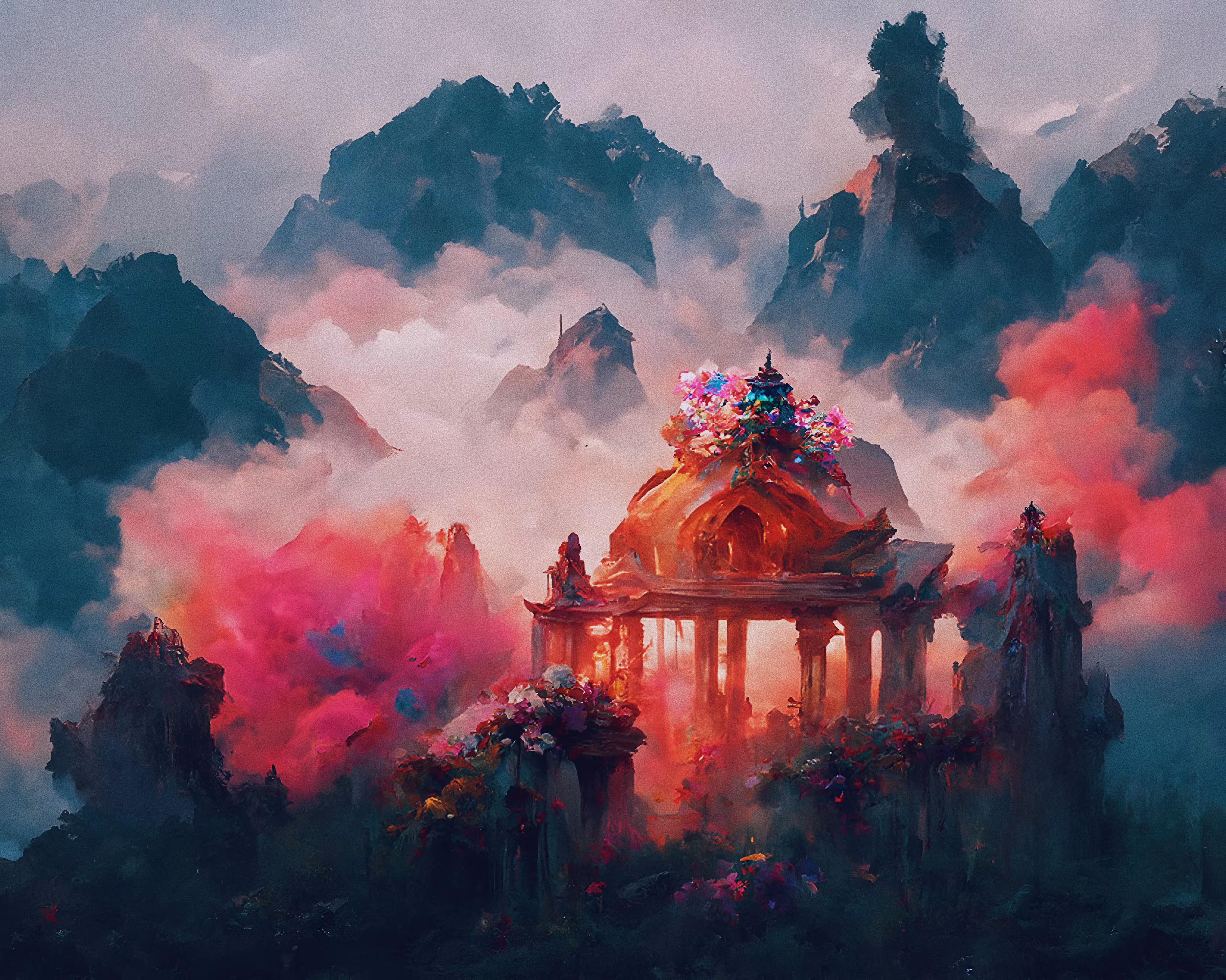 mountain temple #7