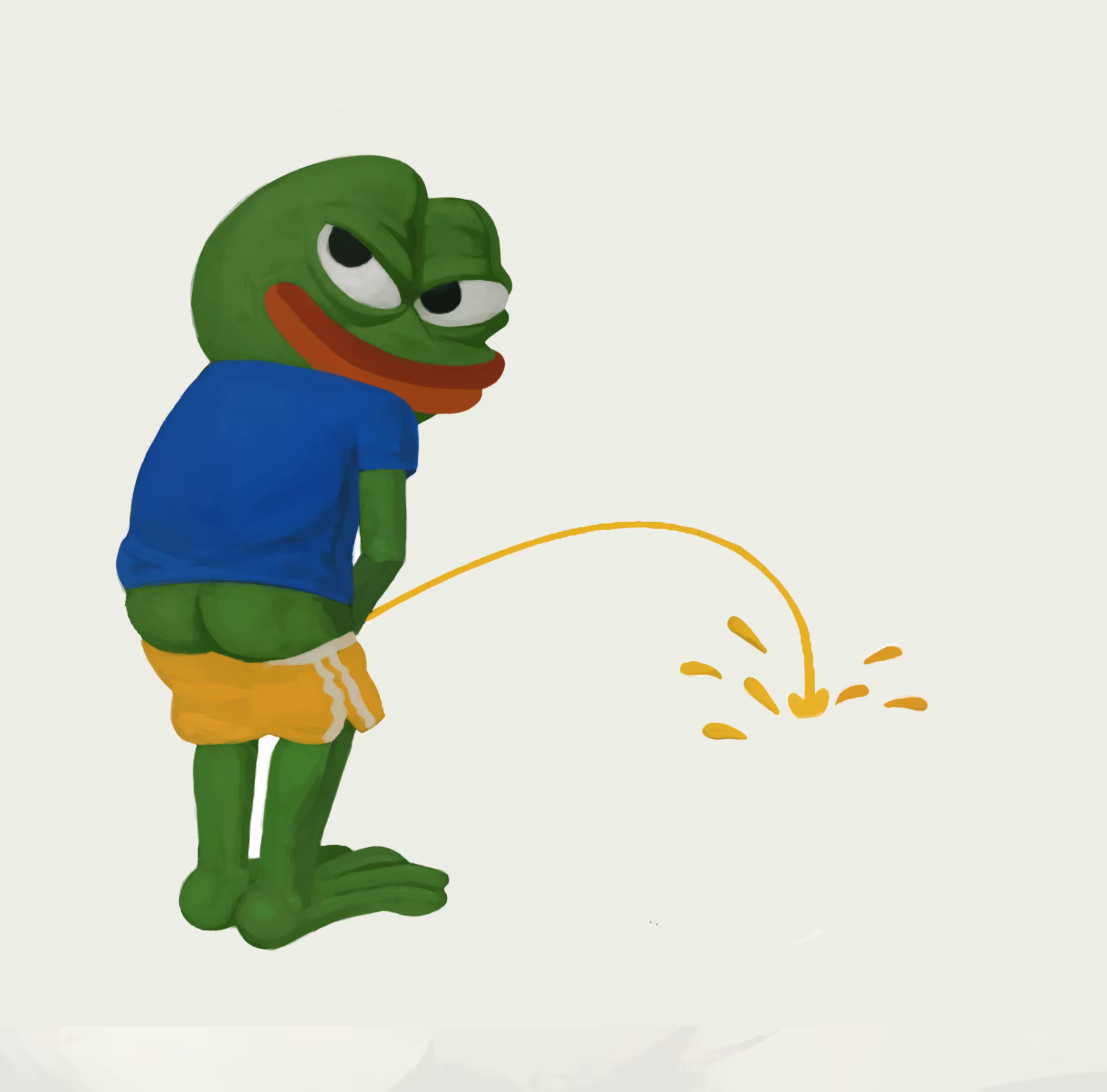 The Pepe Collection: Volume II: Pissing hobbes pepe