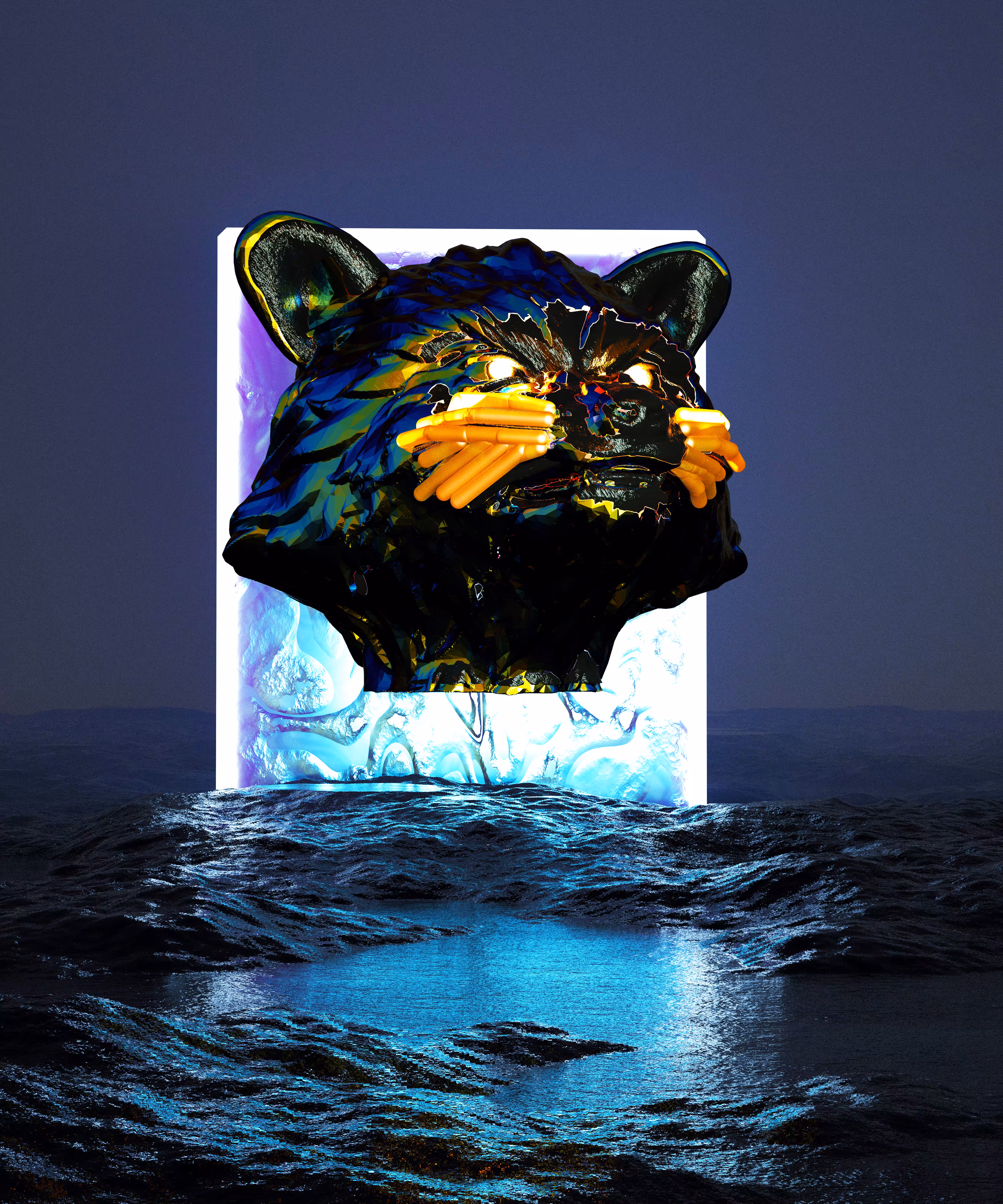 Raccoon's Head in the Hyperuraniom