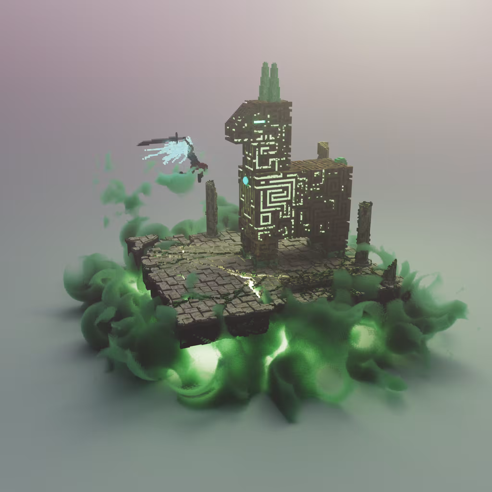 VoxelCut - Jade and Stone
