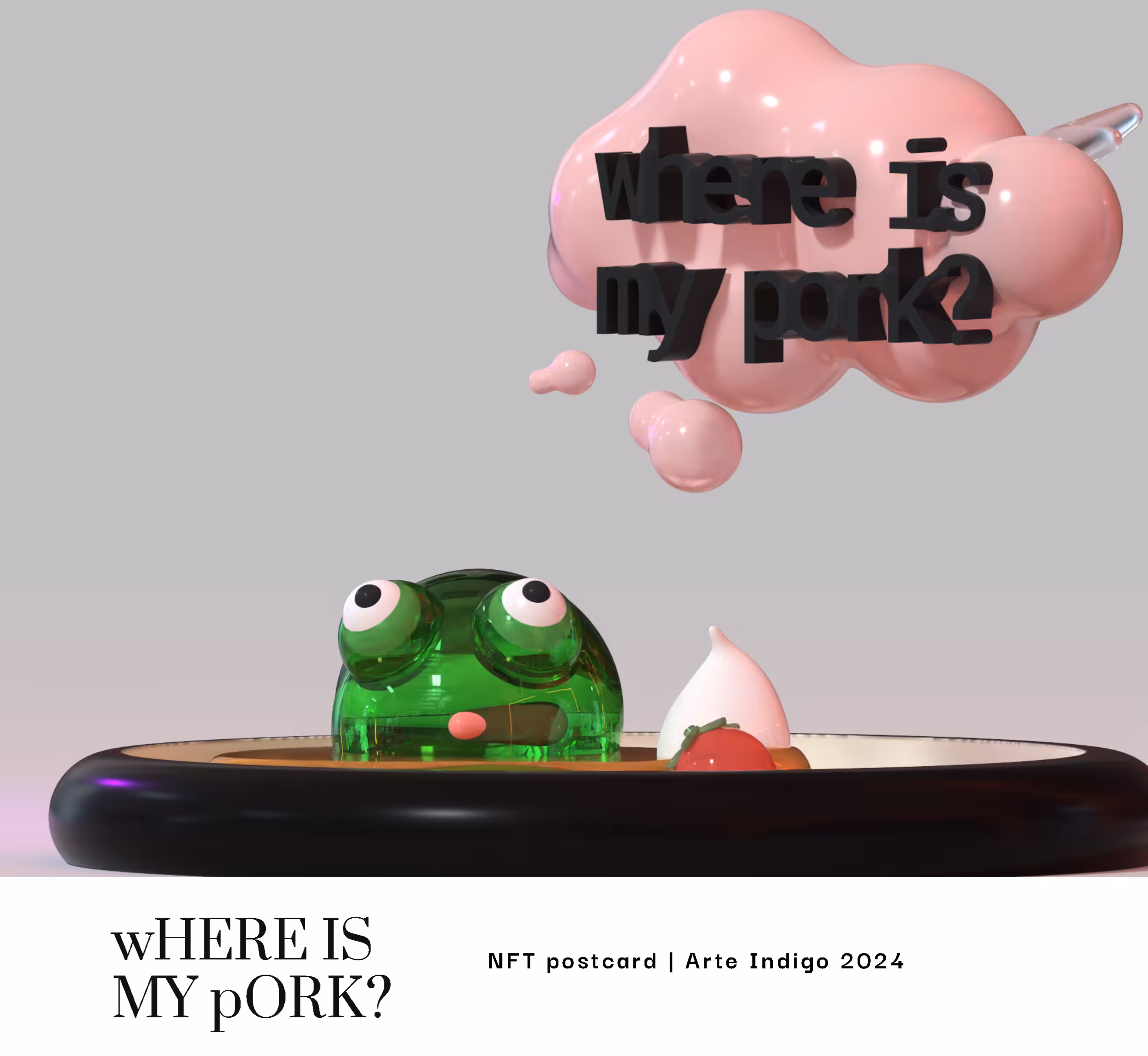  wHere is my Pork? Postcard #1