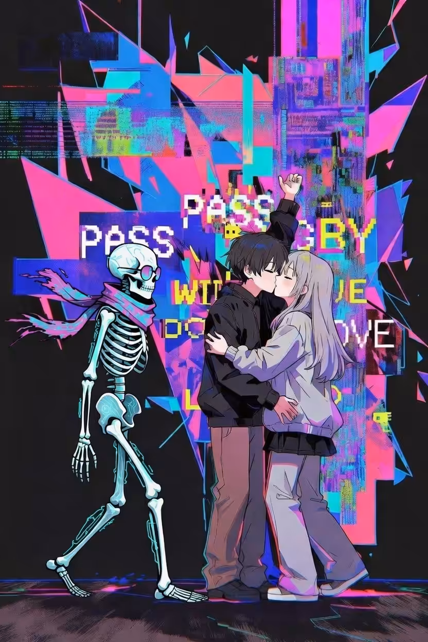 Glitch Ghosted #1 – Pass By in Neon Void