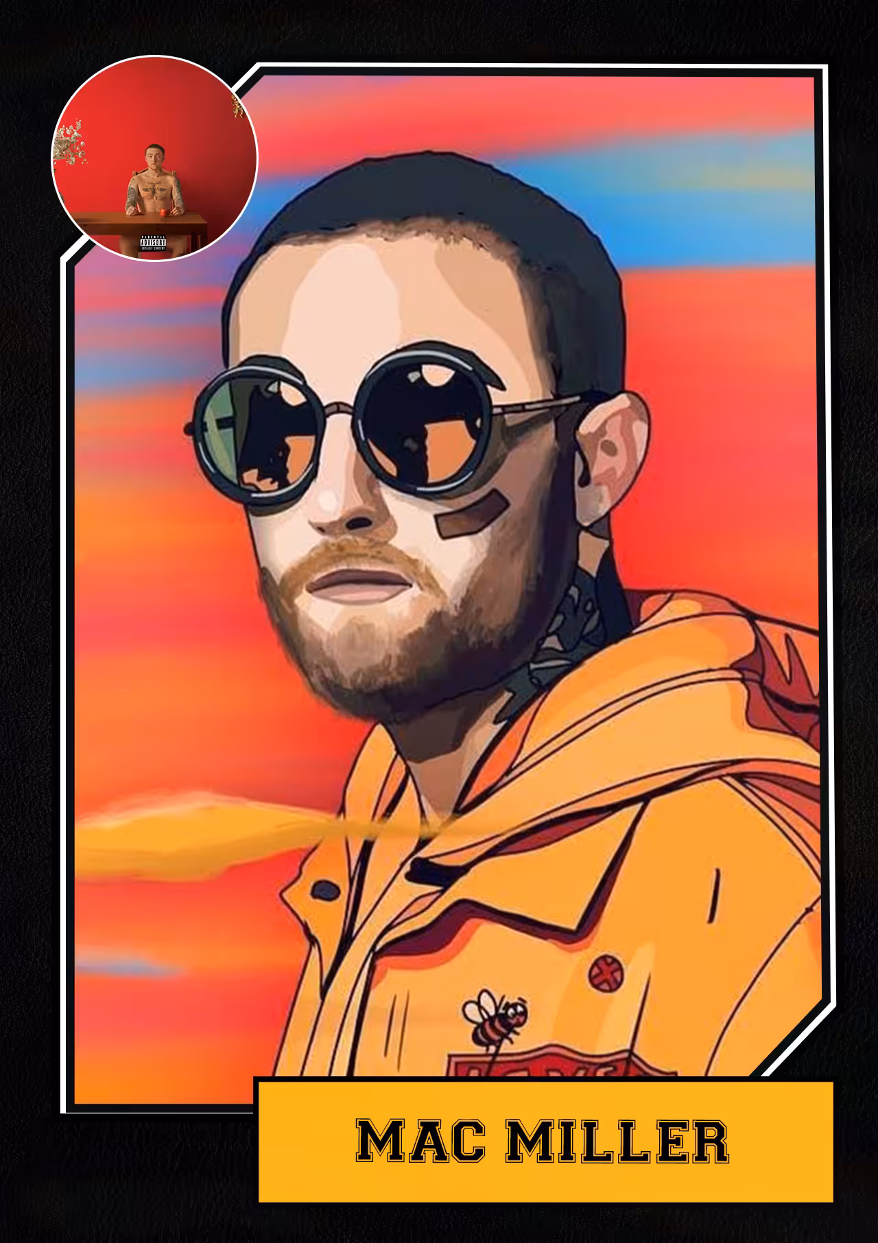 Mac Miller  1 of 1 VERY RARE *DESYNC CARDS*