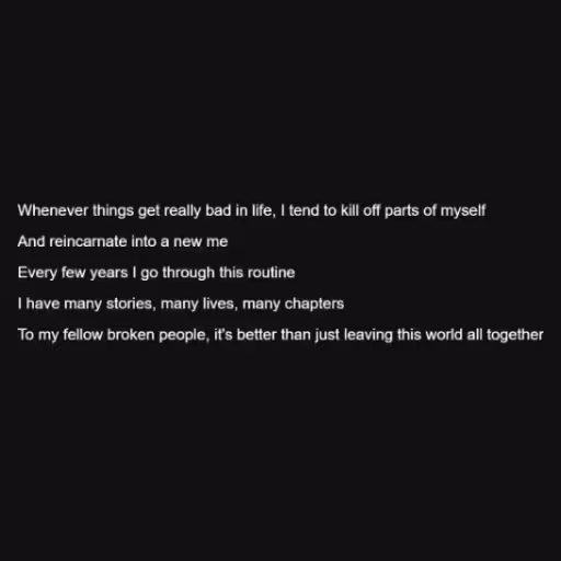 Whenever things get ...