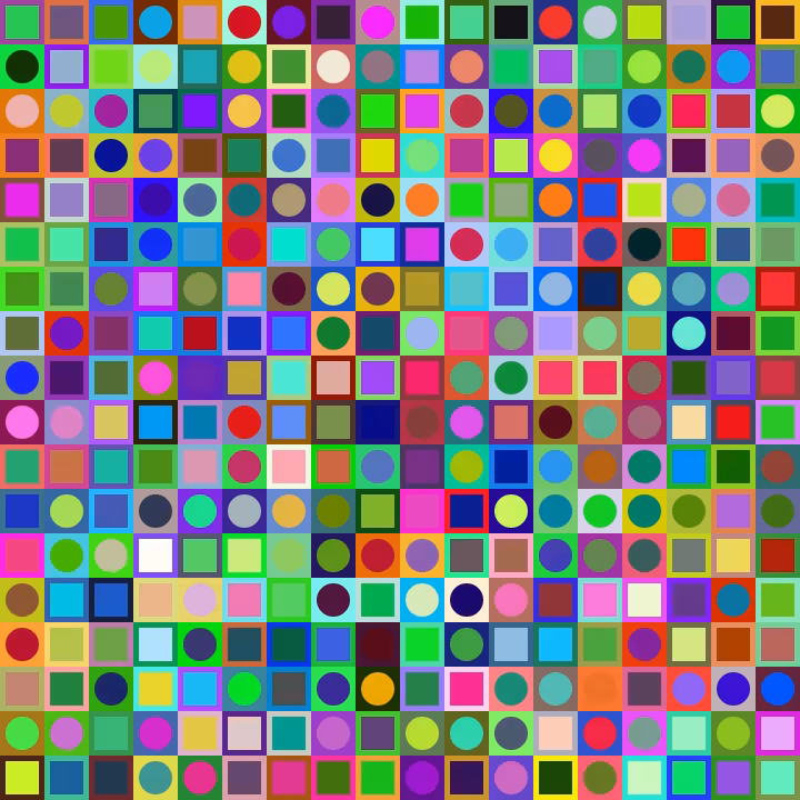Square Dot Composition #402