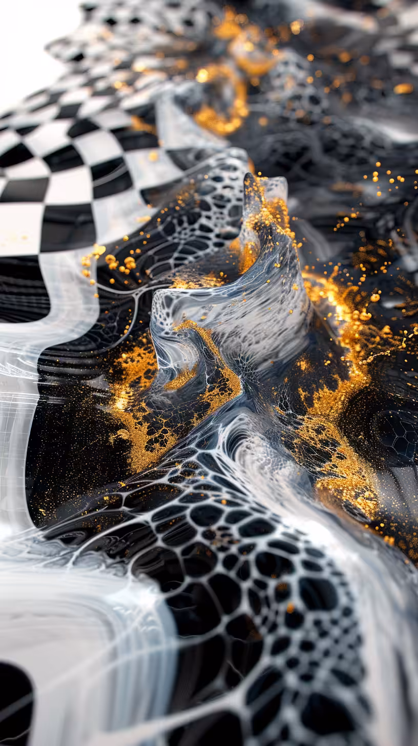 Opulent Oscillations: Amidst the echoes of forgotten dreams and forsaken desires