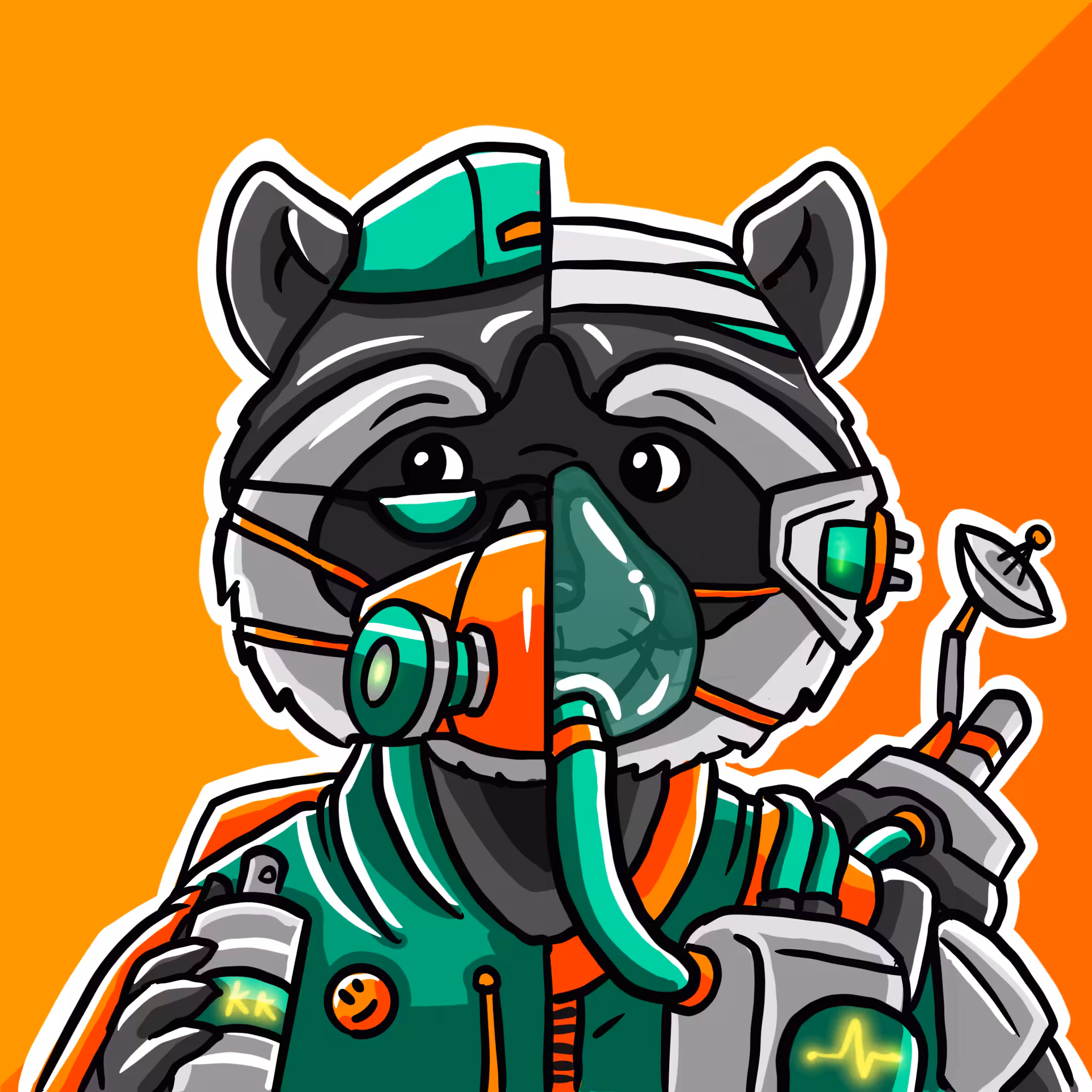 Mirror Zoo: Raccoon / Healer (common)