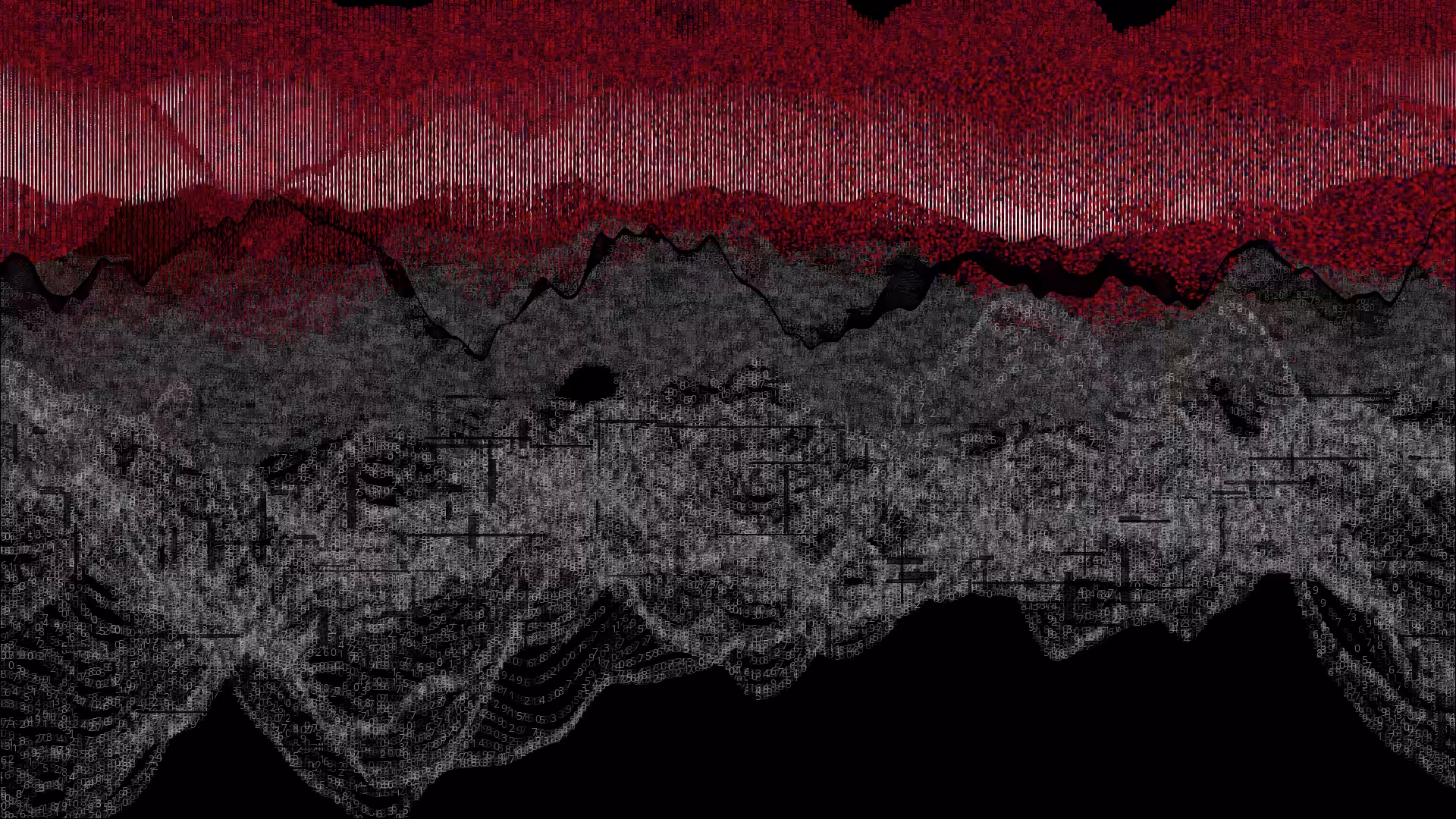 Pixel rain in a data landsacape #137