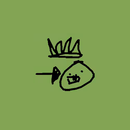 Basquiat Doodles: Basquiat #1837