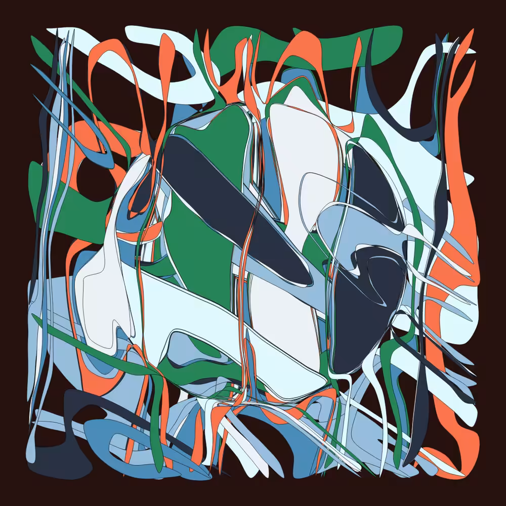 Geometric colorful shapes 3 #154