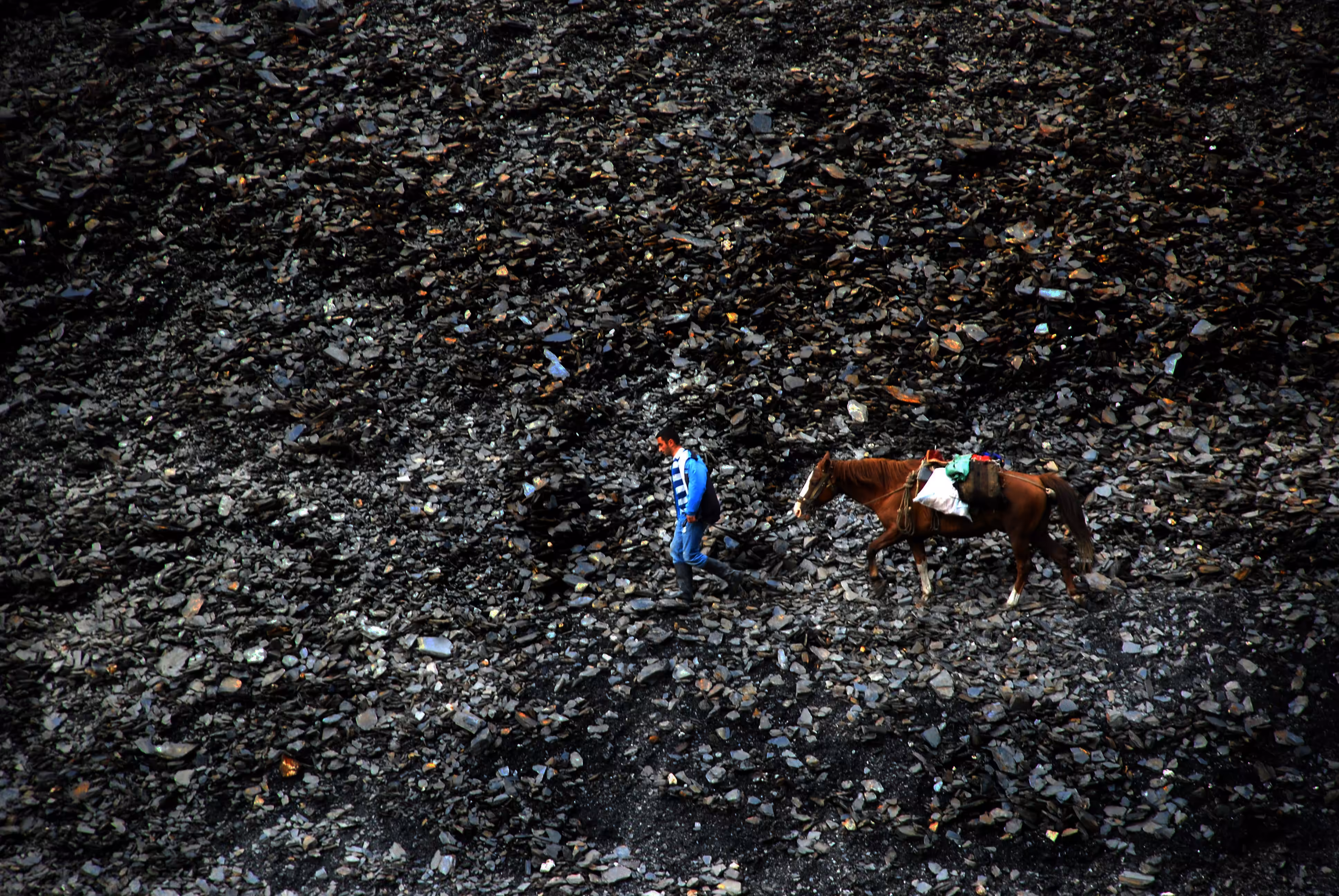 Tsova man with his horse