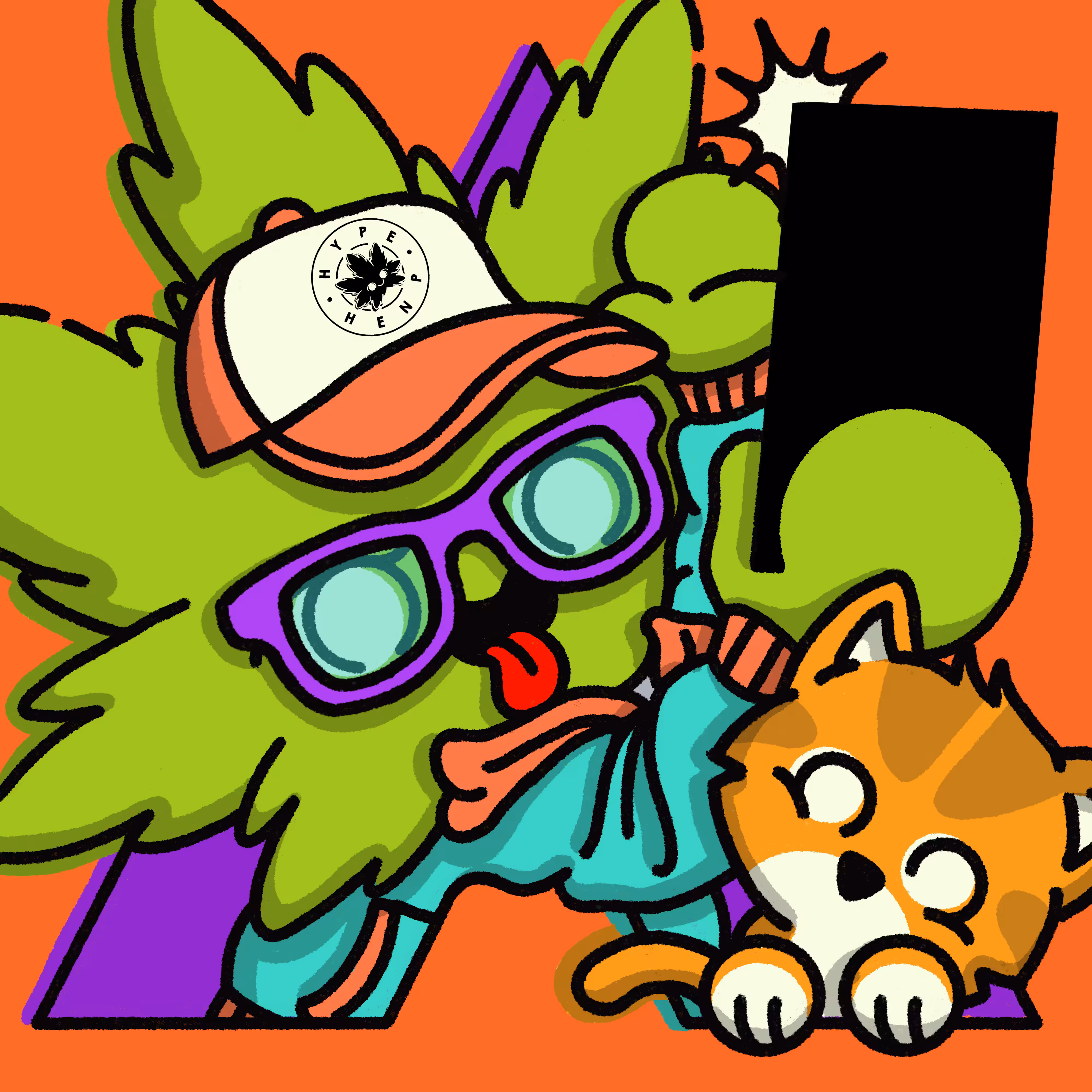 Little HENp toke a selfie
