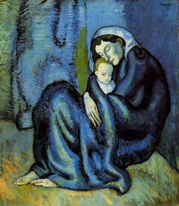 Pablo Picasso Period of creation- 1889-1907 – 1901 MКre et enfant1