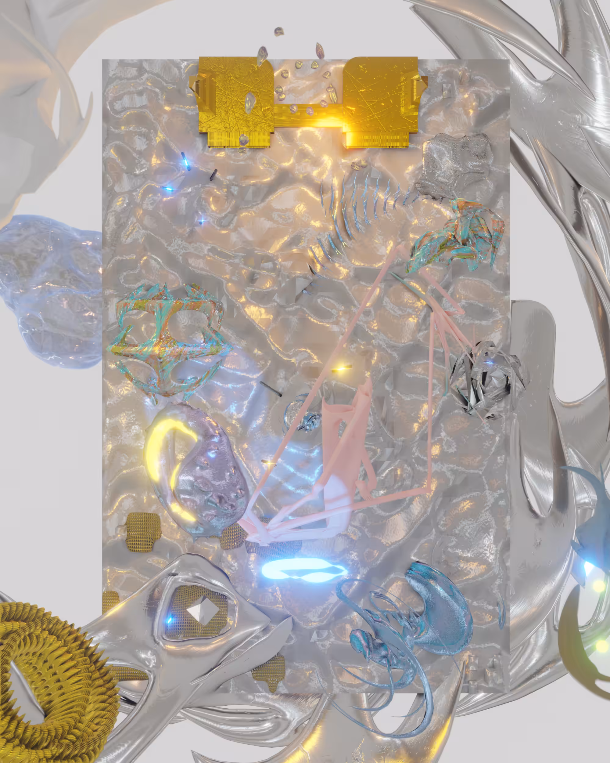 SUPER-PHYSICAL TABLETOP KNICK-KNACK: Angle View