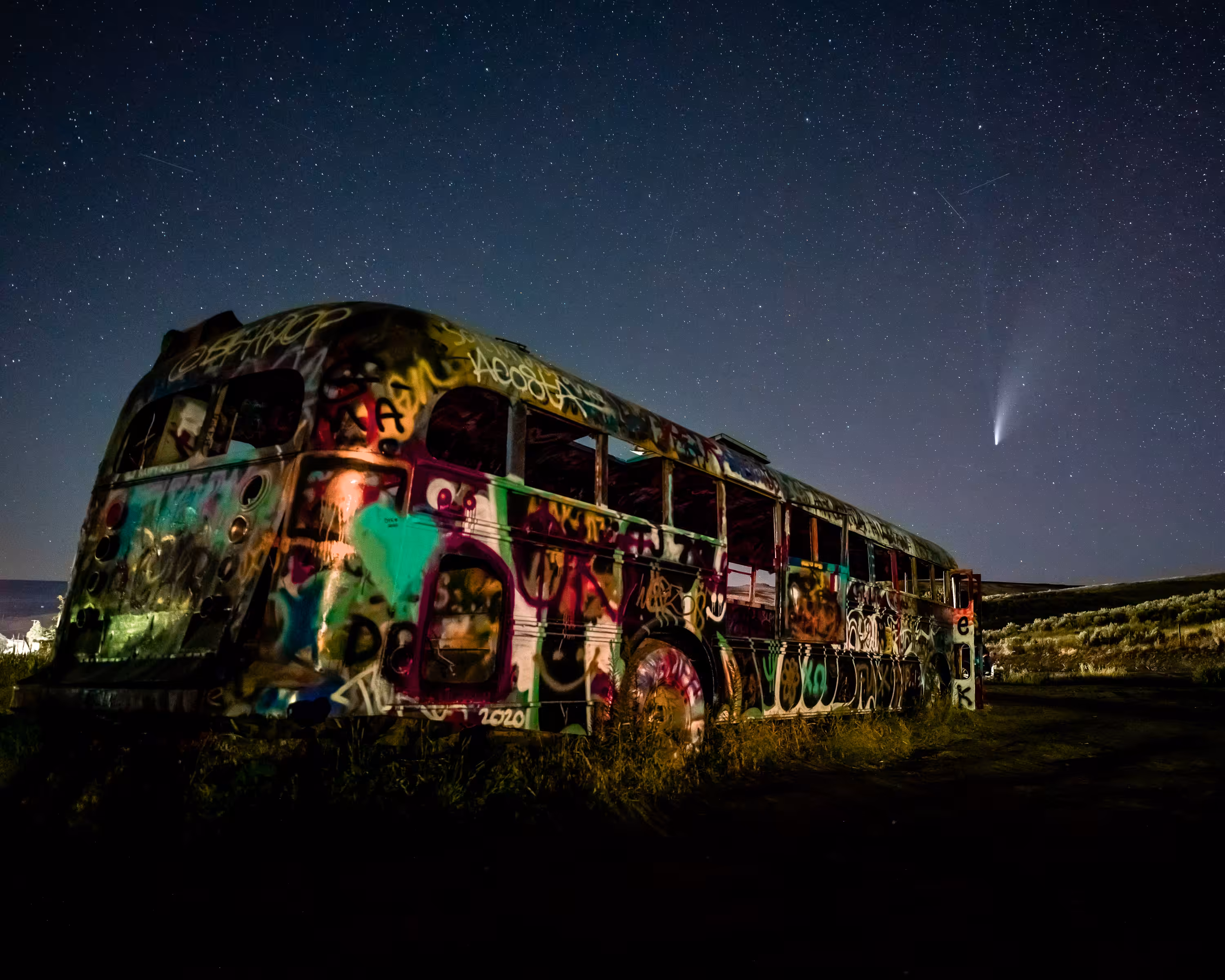 A Sky Full of Stars: Neowise and That Bus