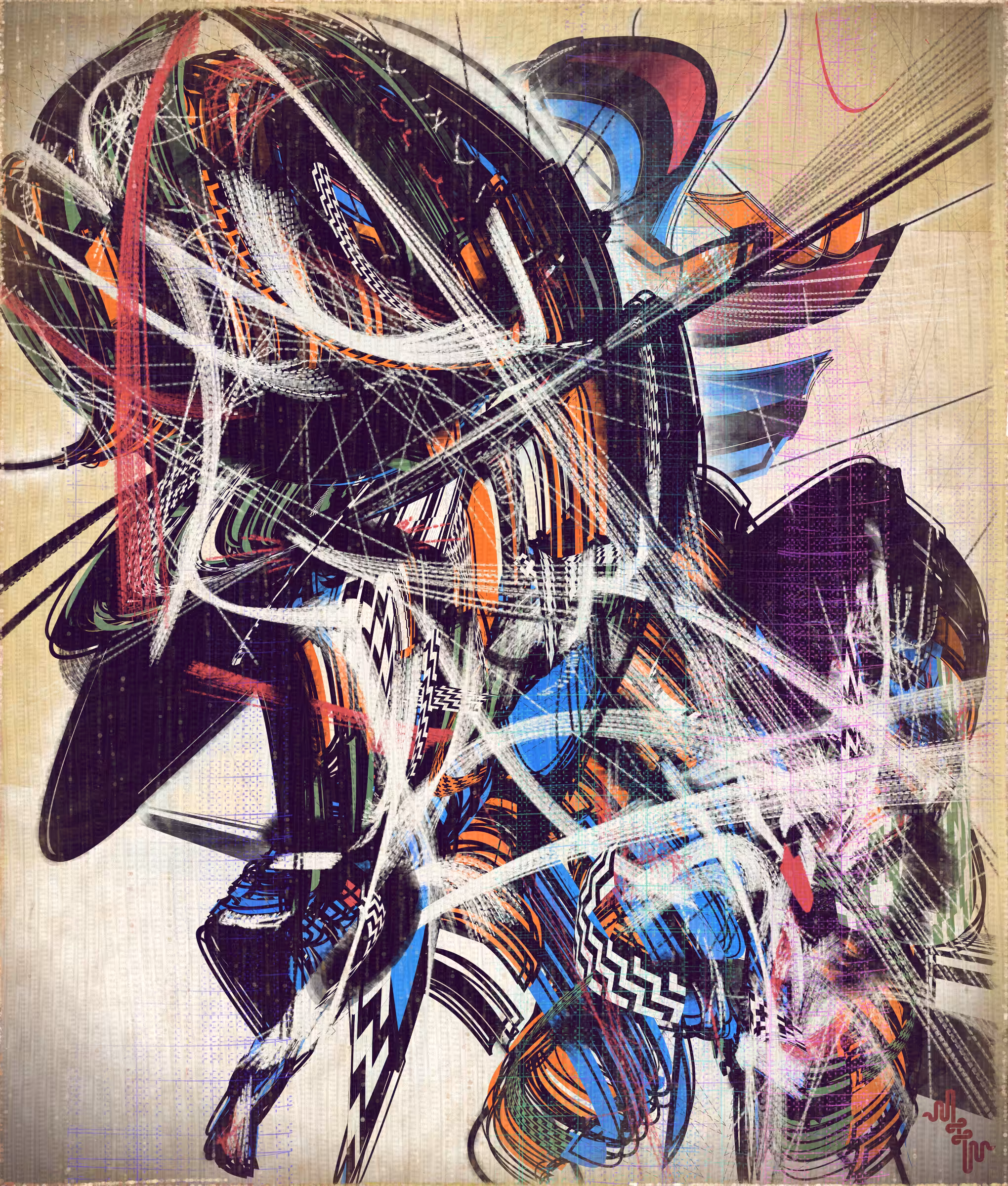 Amplitudes of Canvas #114