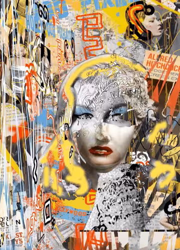GRAFFITI PORTRAIT [HOLLYWOOD PIXELATIONS #46