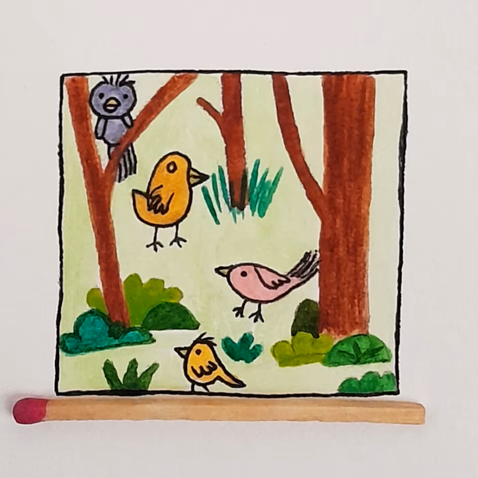  Matchstick: Bird 10