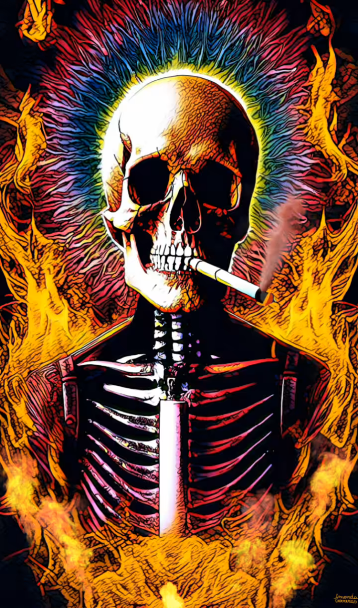 Rocker Skull  animation #2.