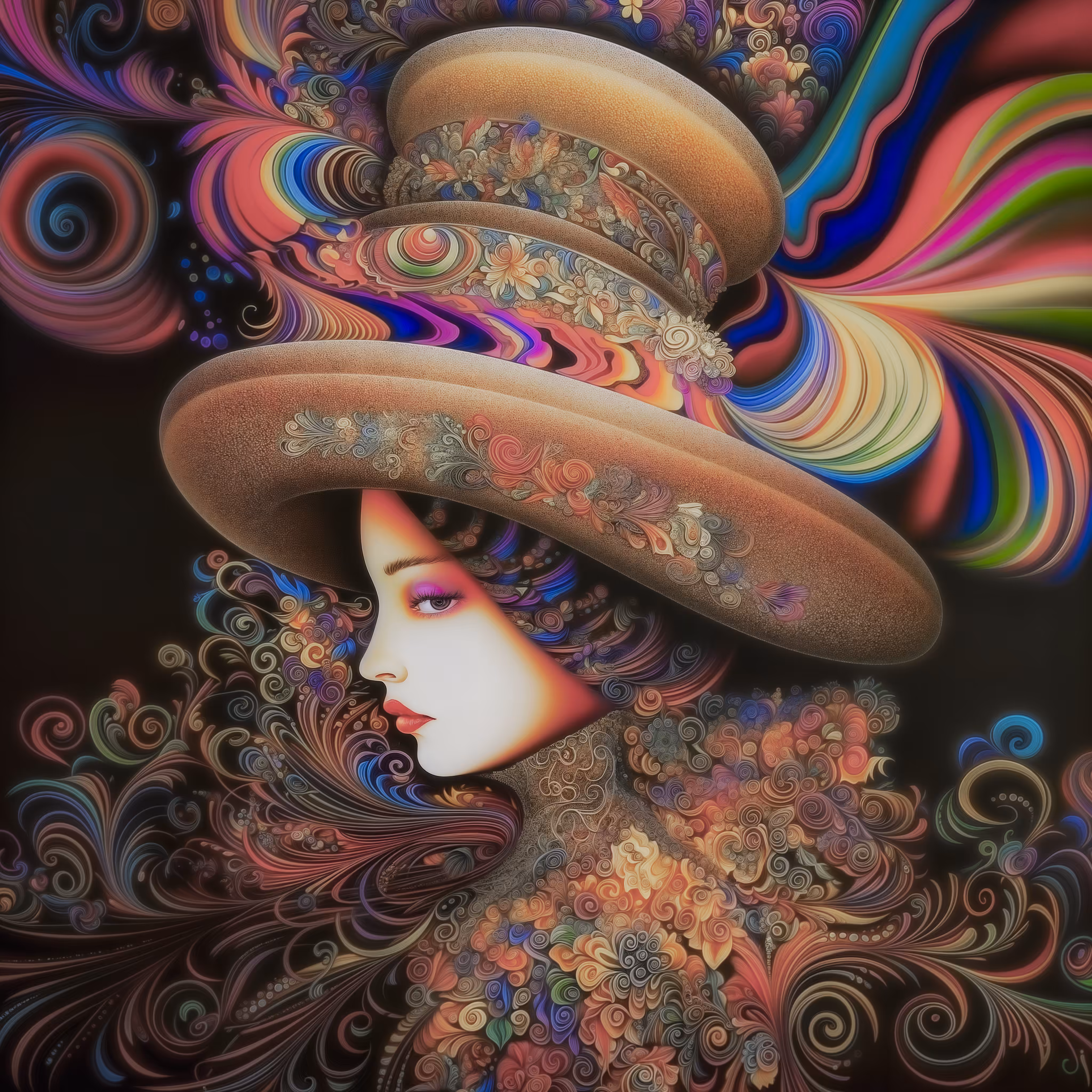 The Scented Lady in Vivid Bloom