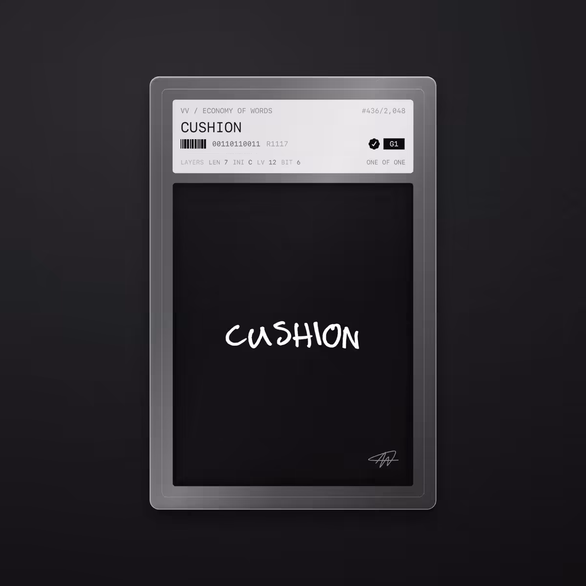 CUSHION · #436