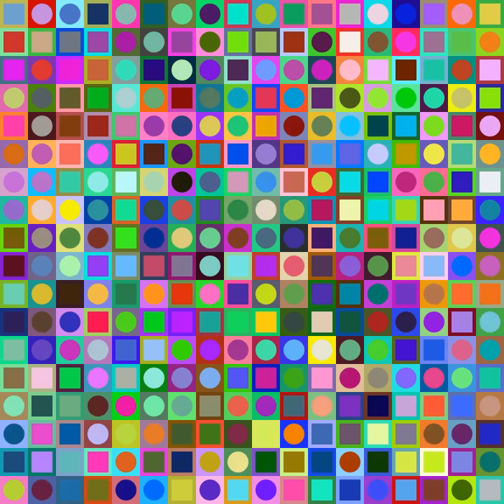 Square Dot Composition #85