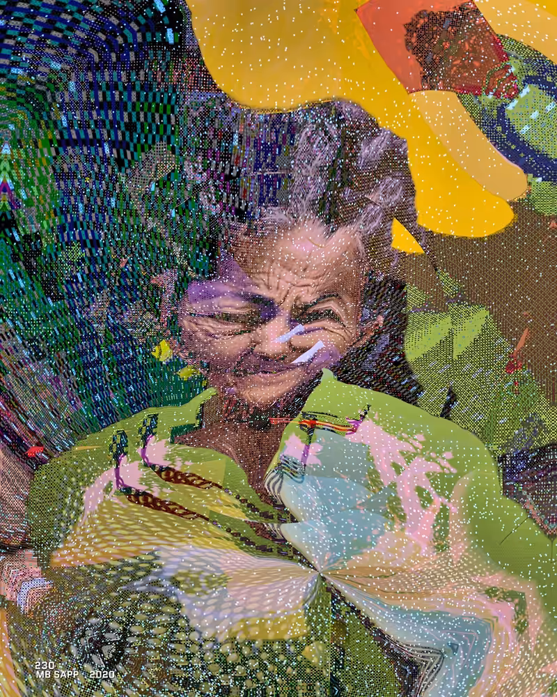 (2020) Portrait of a Woman With an Old Face, Maybe Gaia, Personification of the Earth