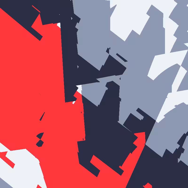 Geometric colorful shapes 3 (Free edition) #36