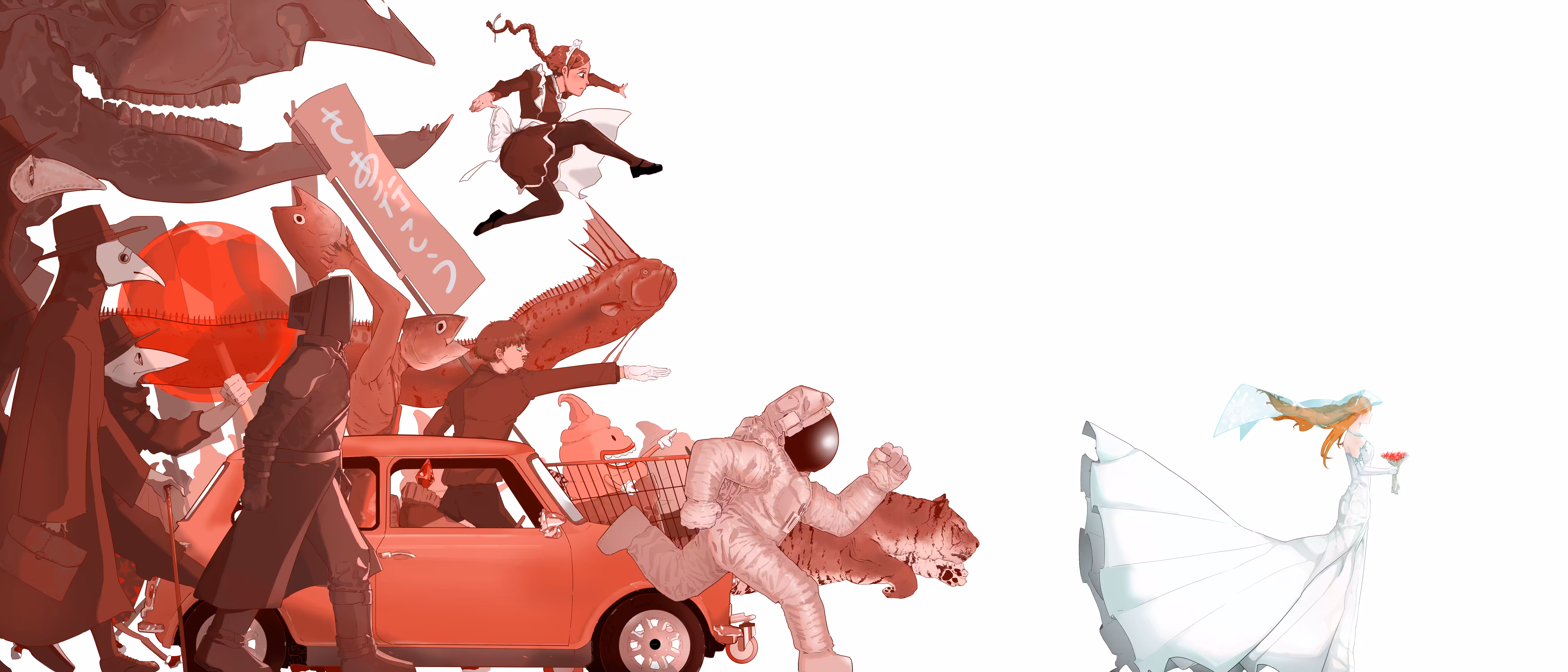 The red parade