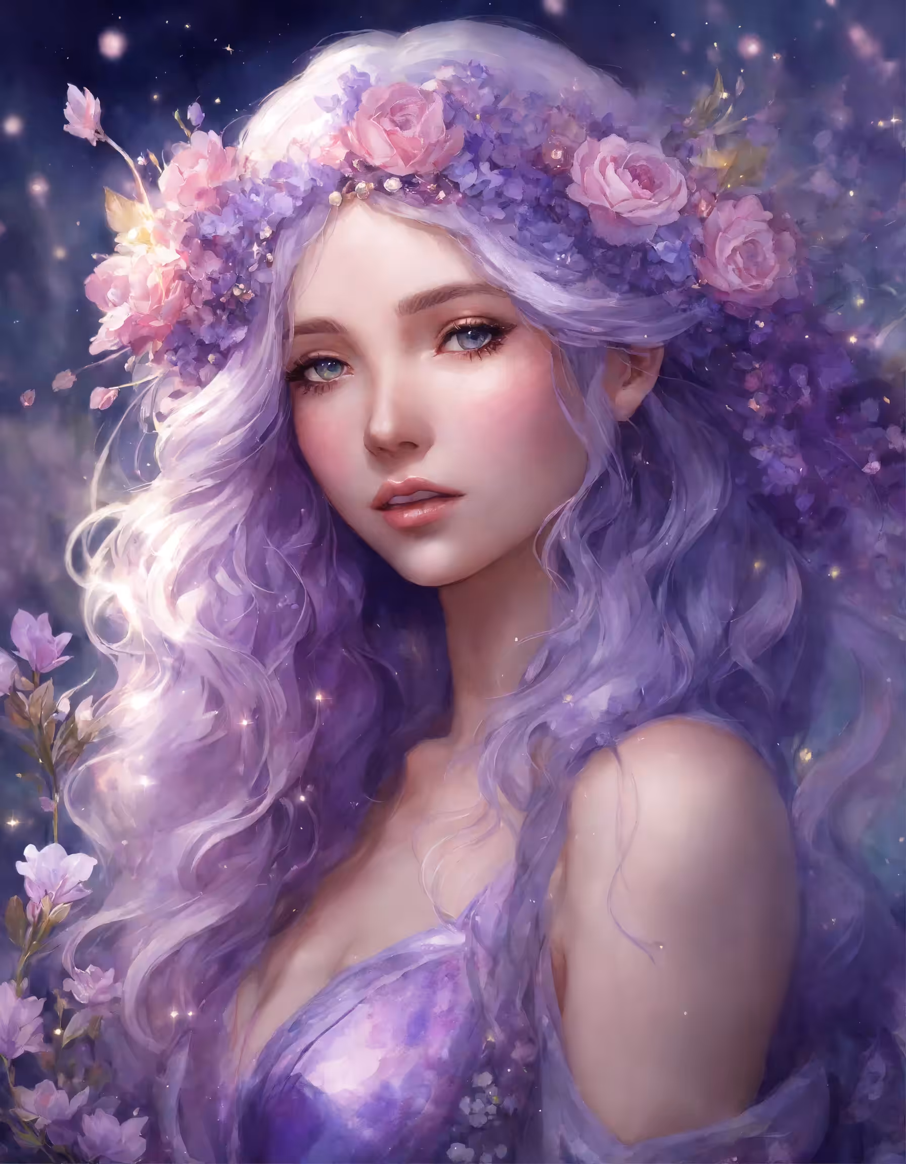 Moon Elven girl 🌙