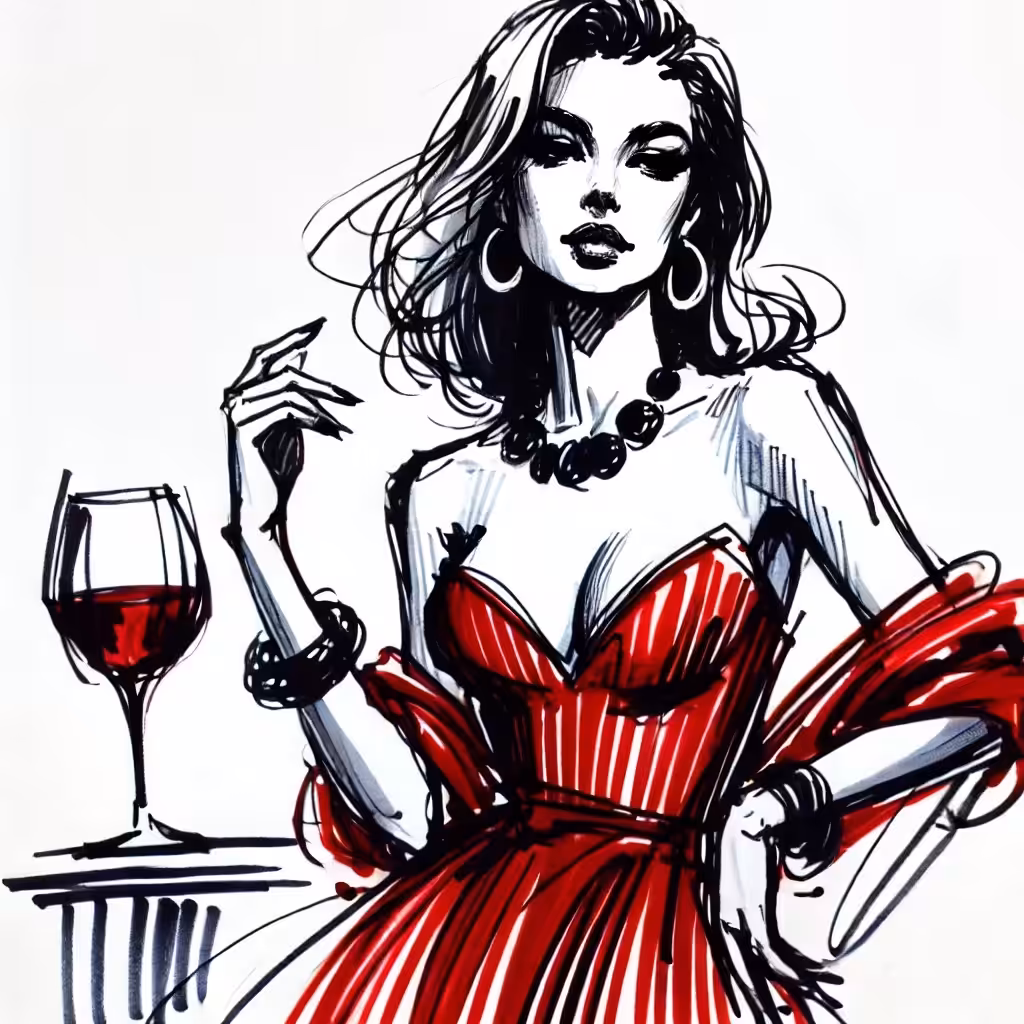 Red gown #2
