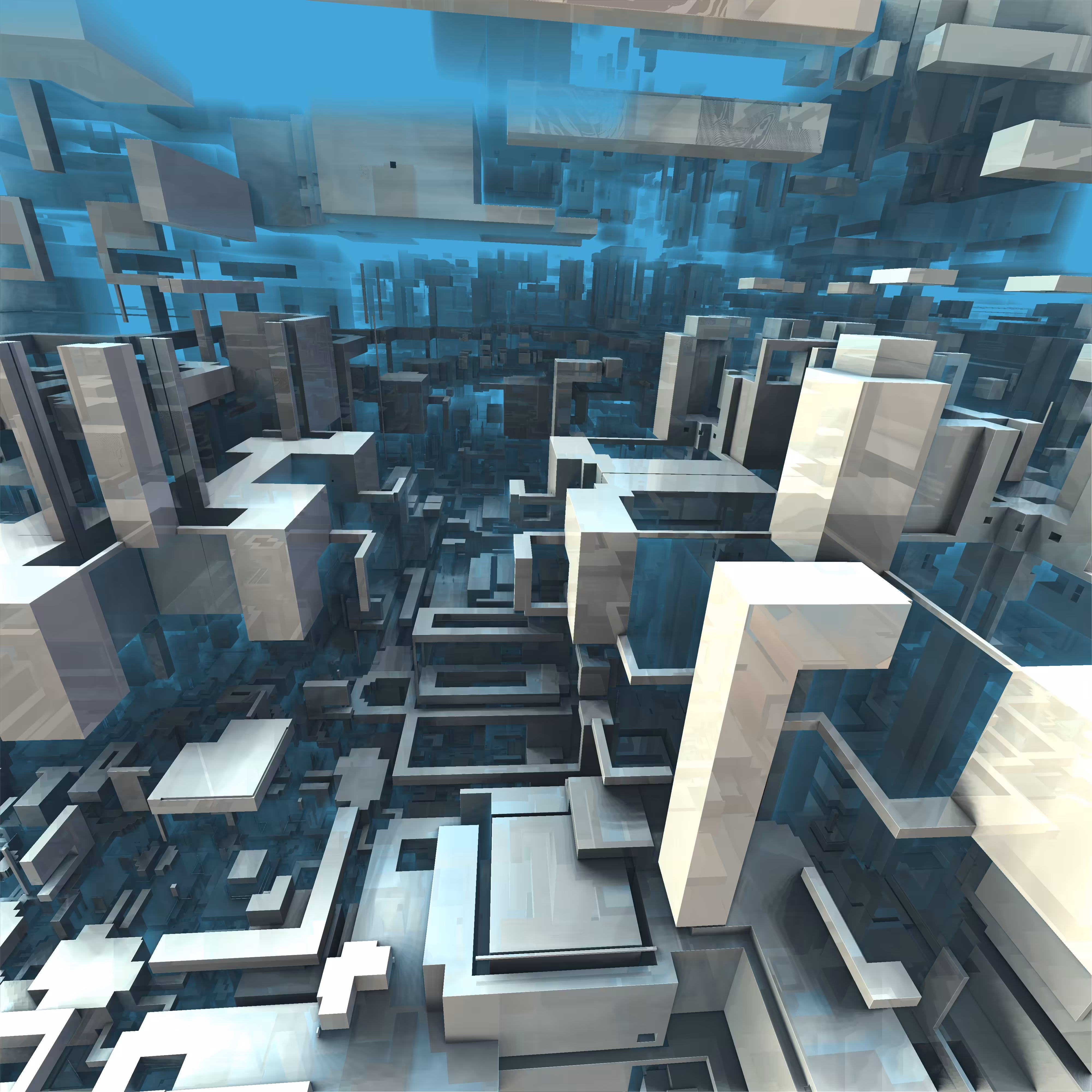 Generative World Blue Fog Edition