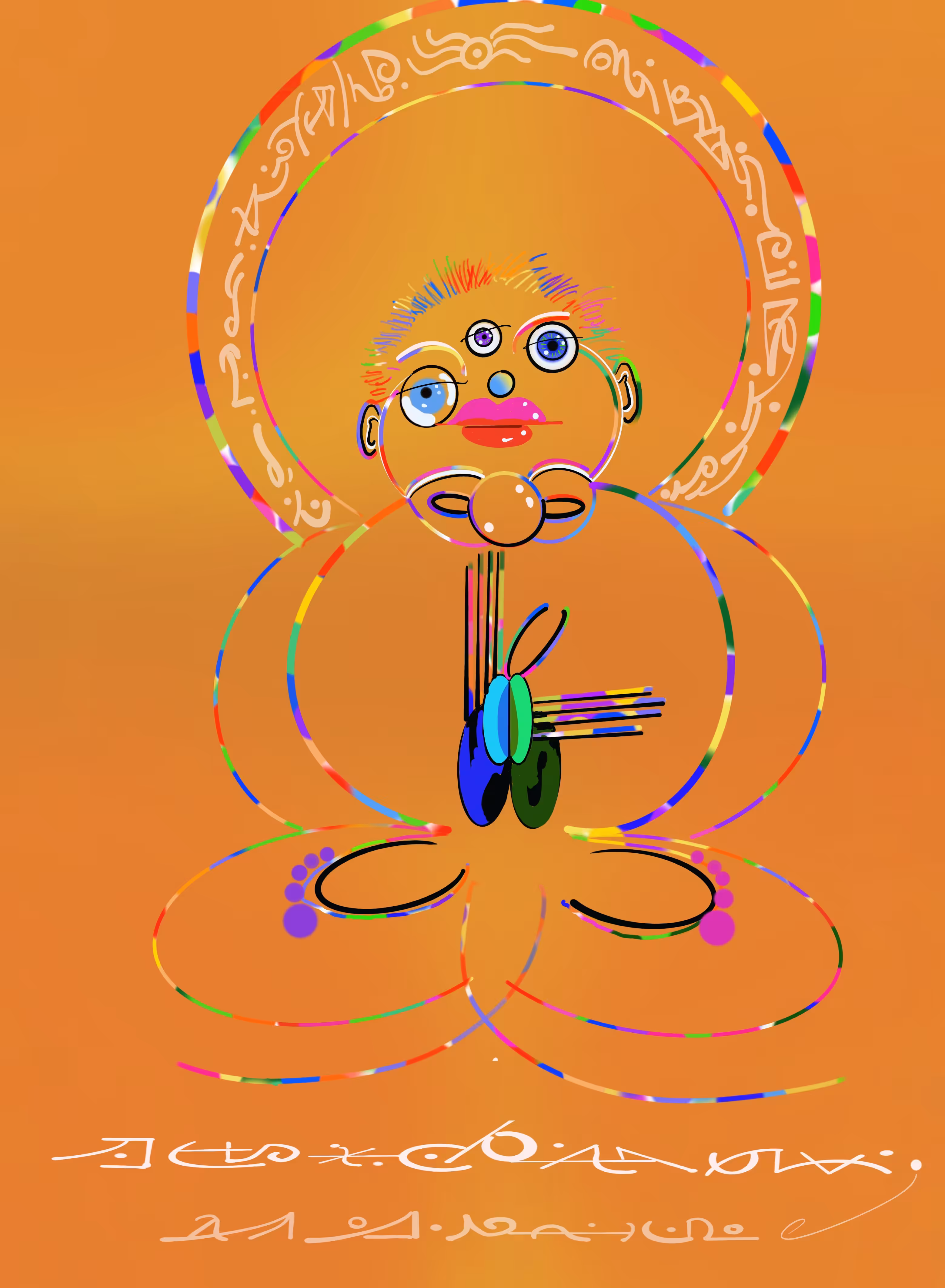Smiling Great-Fortune Bodhisattva Maitreya