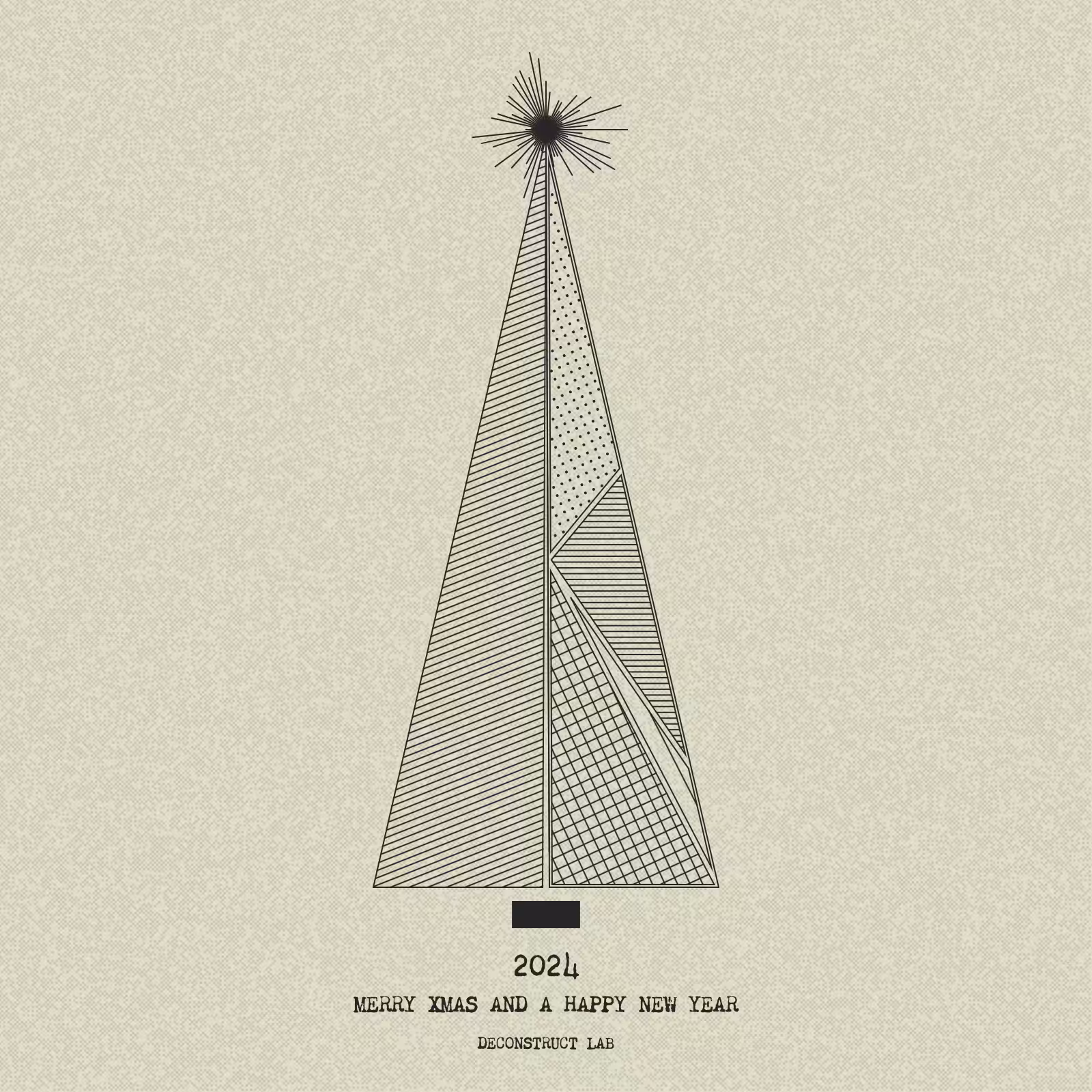 Have Yourself a Merry Little Geometric Tree #126
