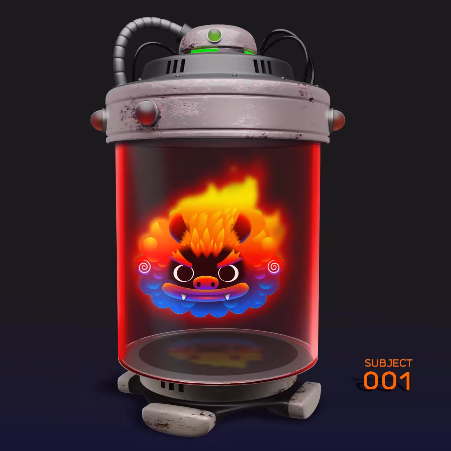 MonMonLABO - 002 -Shisa Head
