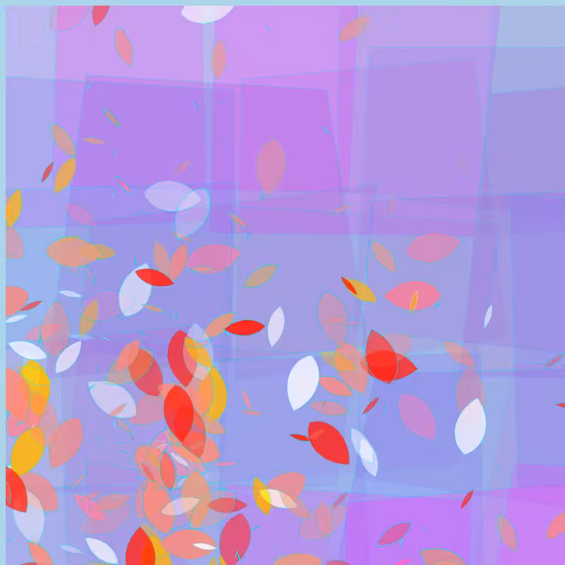 Leaves and glasses #40