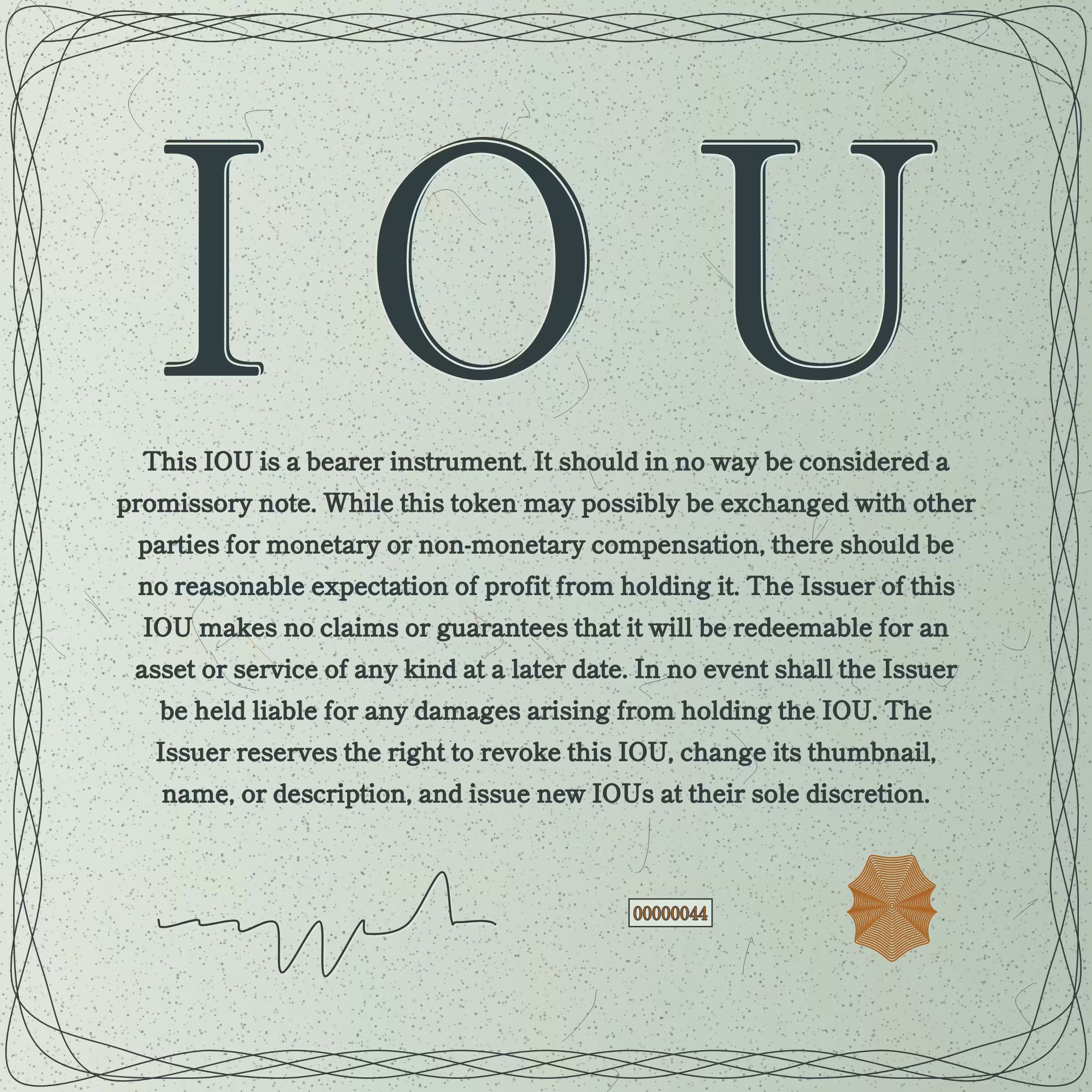 IOU #44