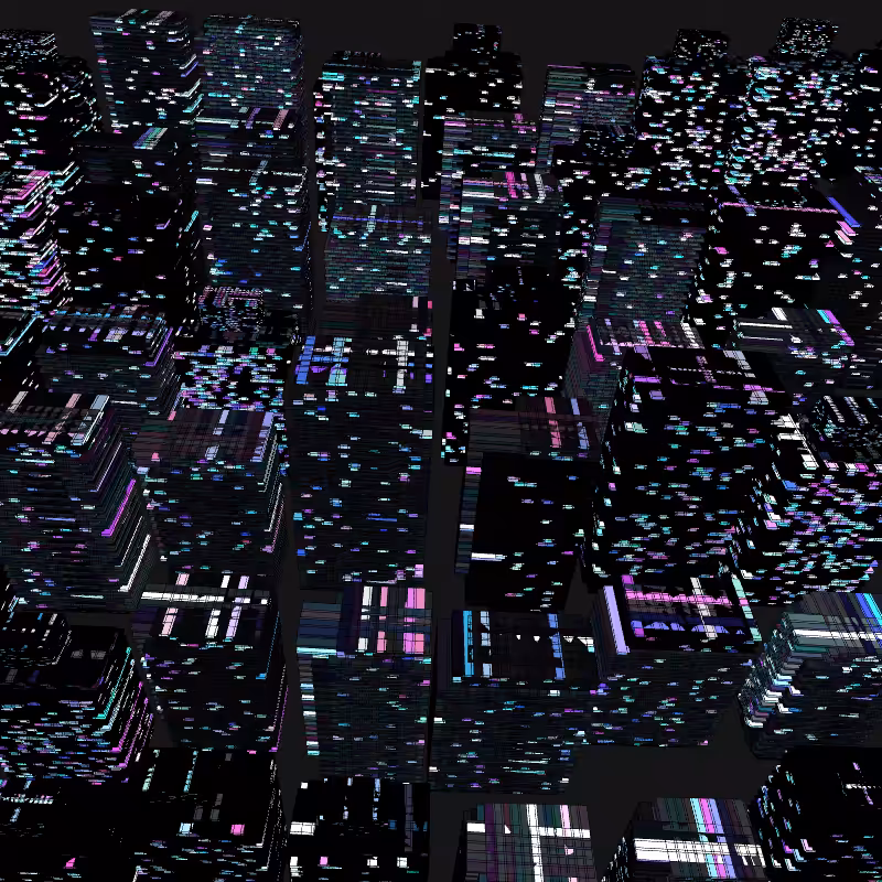 Night city glow #32