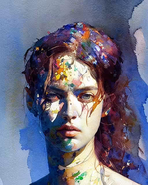 Watercolor #20 - AI Generated
