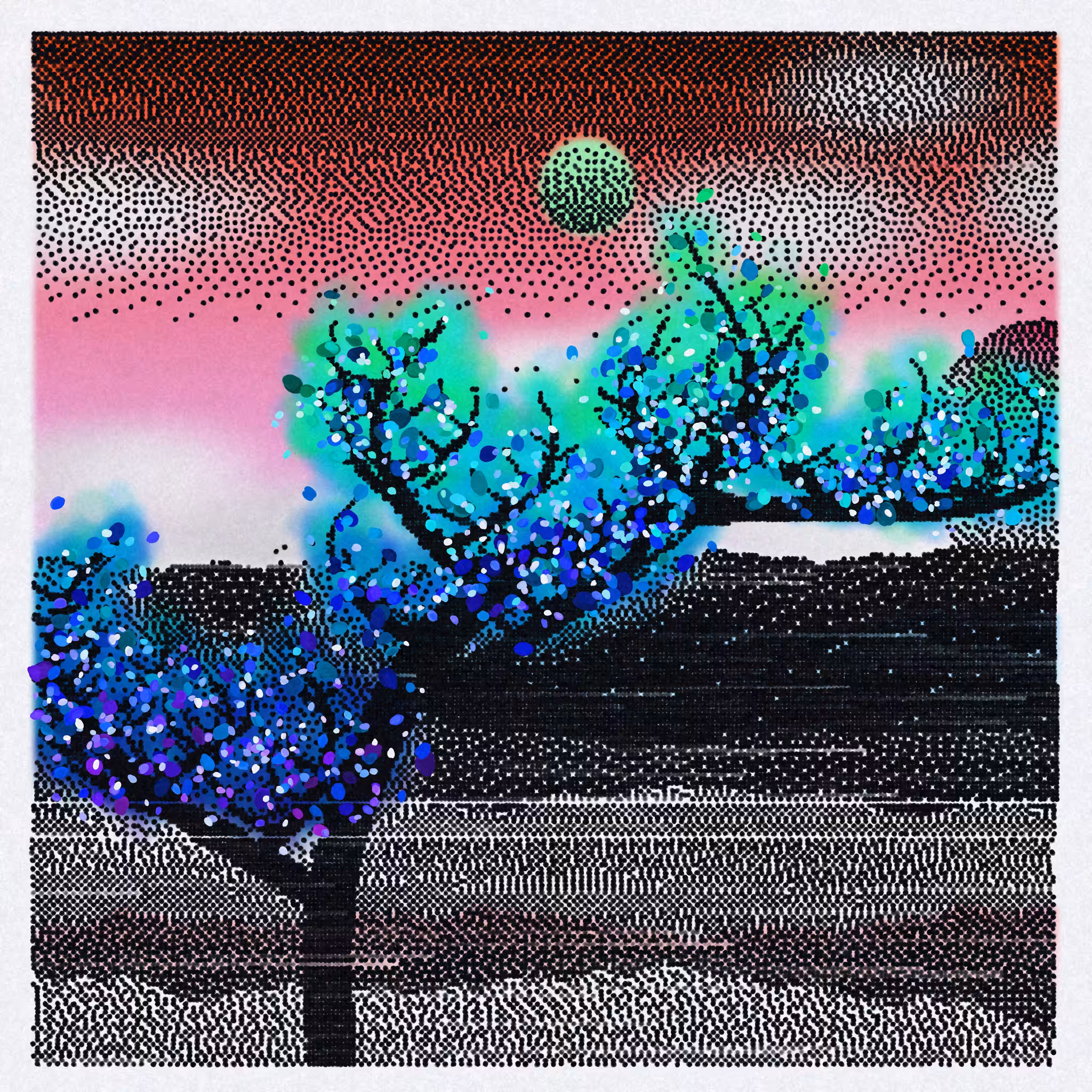 Dithered Branches #144