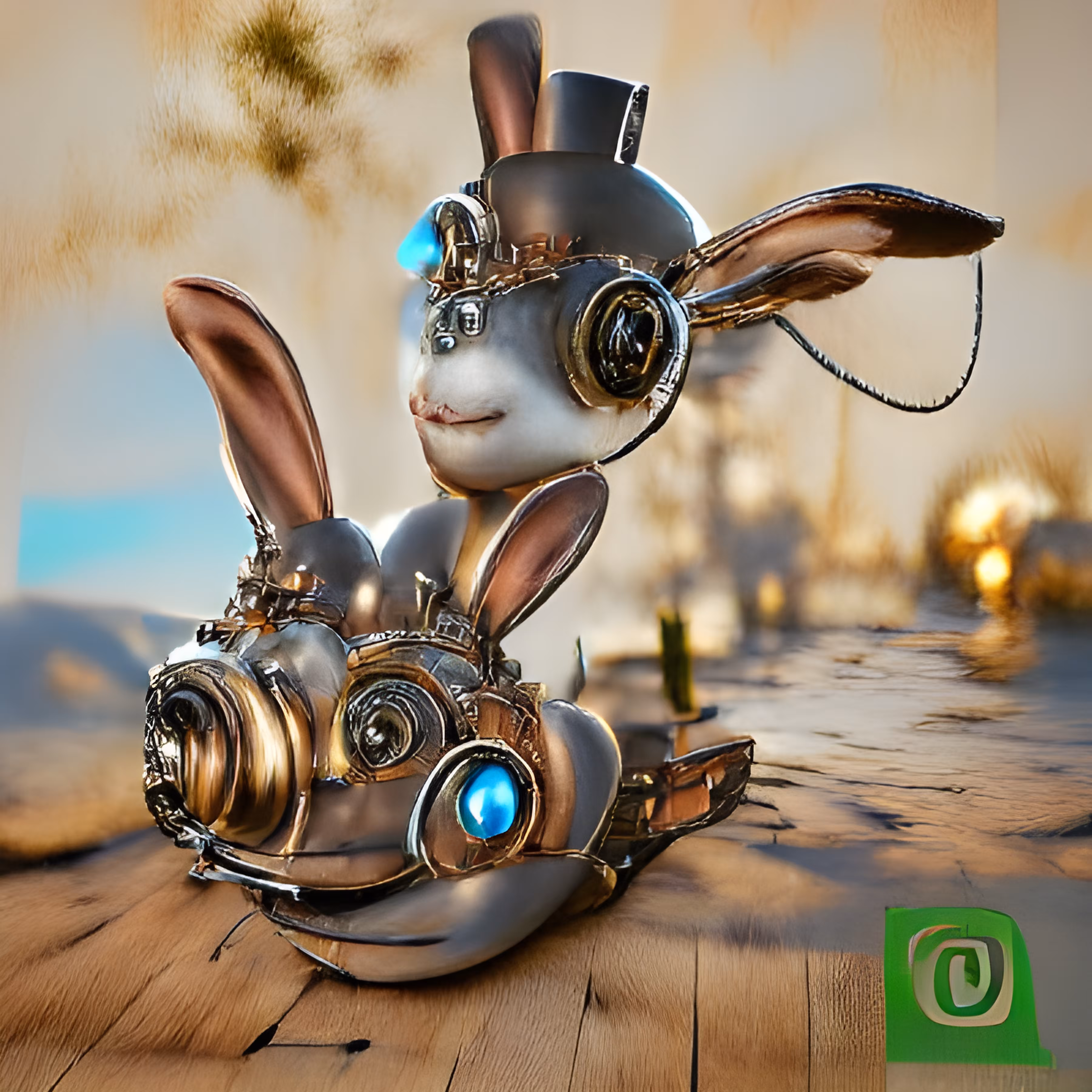 Steampunk Robot Rabbit 