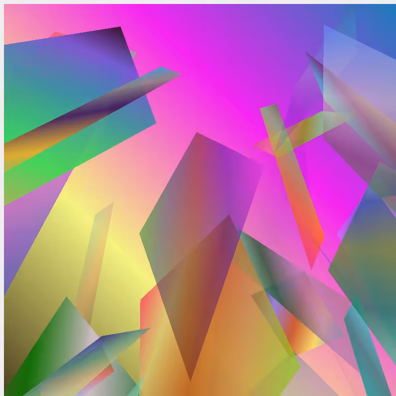 random divs with gradient and perspective #14