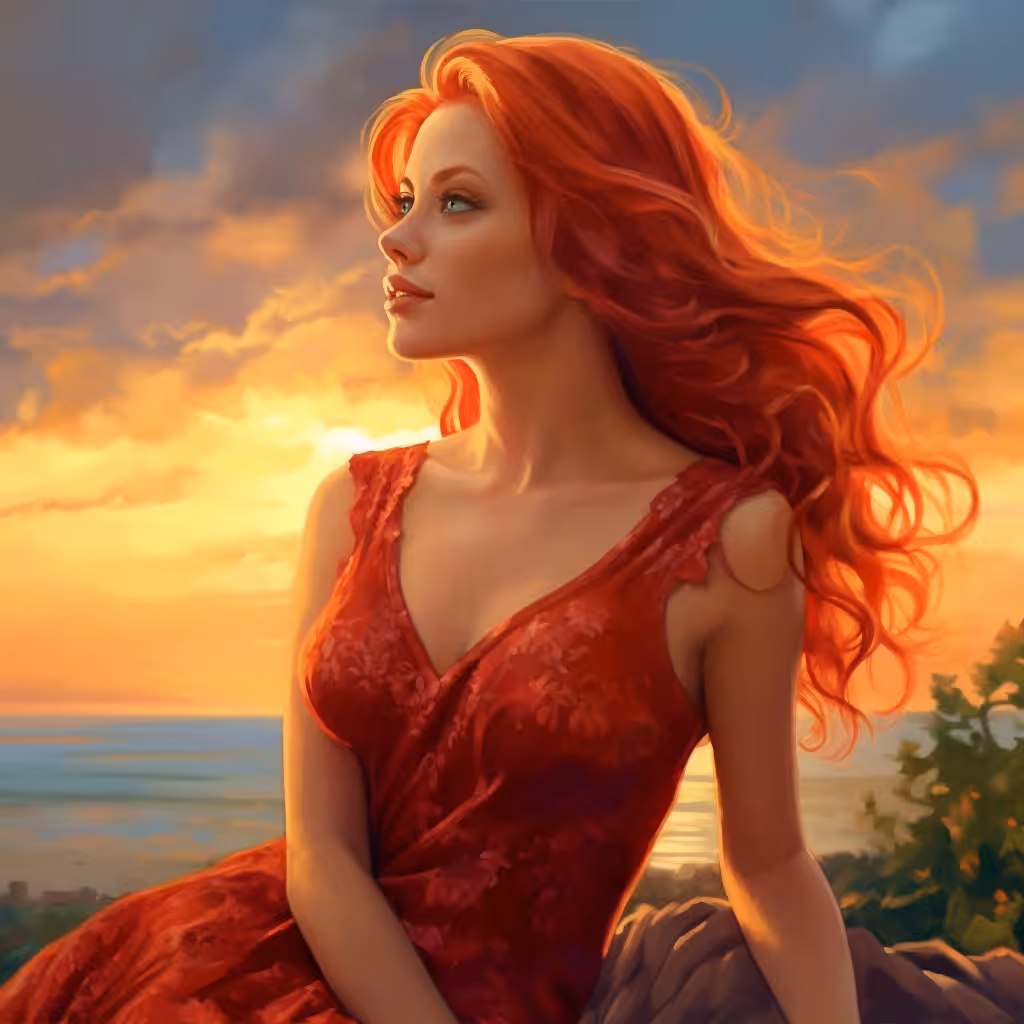 Summer sunset 
