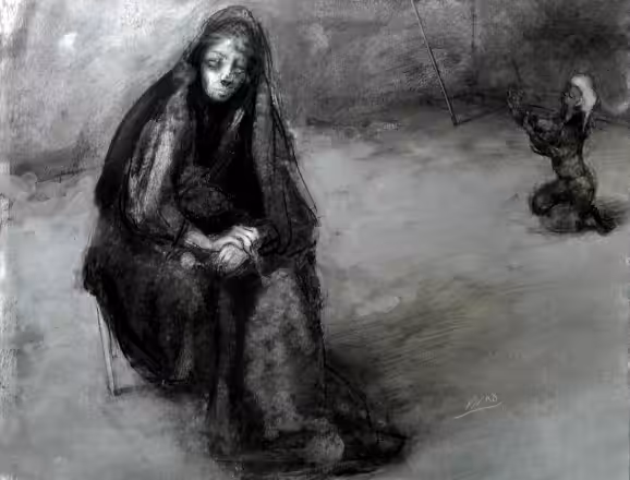 Blind girl