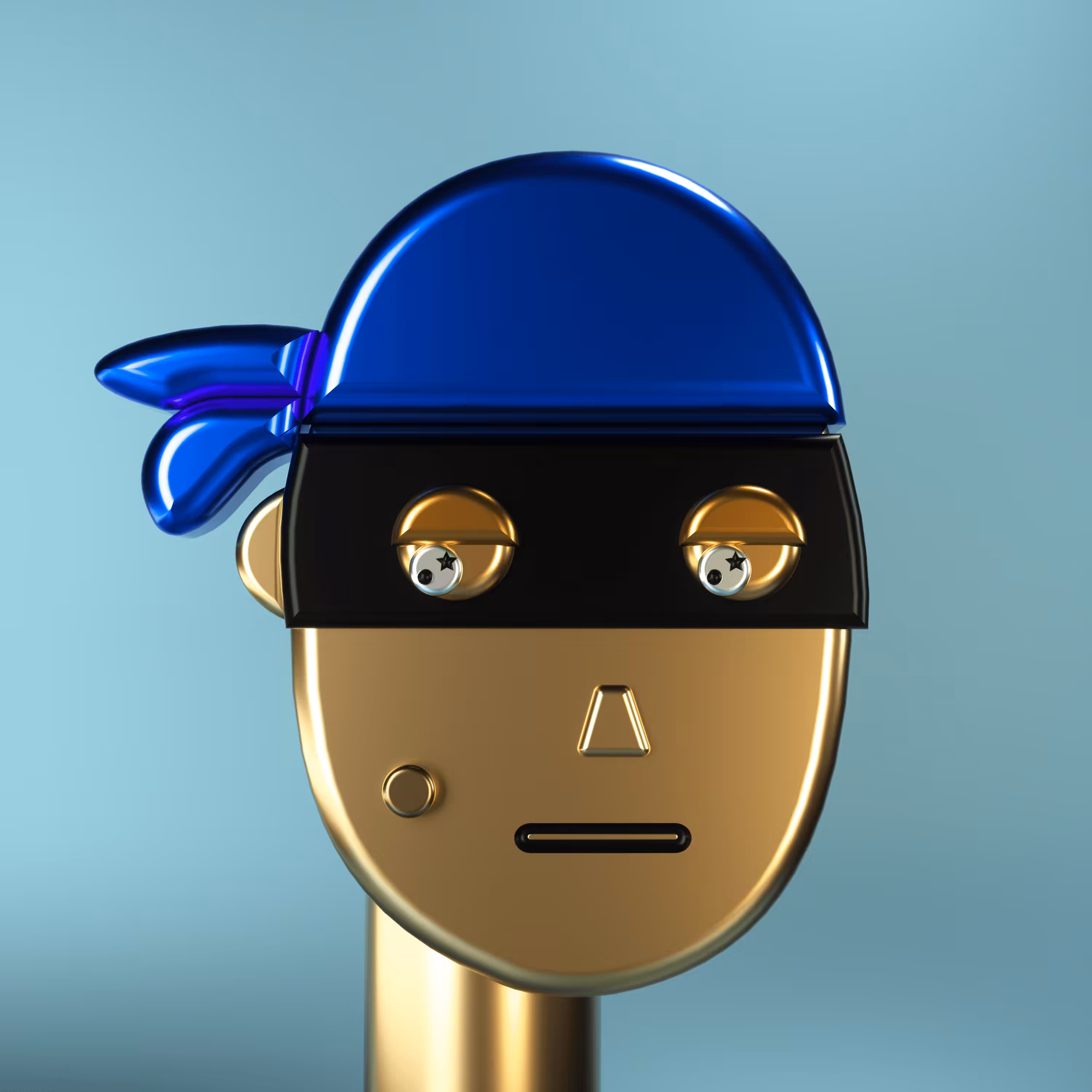 3D Chrome Punks: 3D Chrome Punk #0788