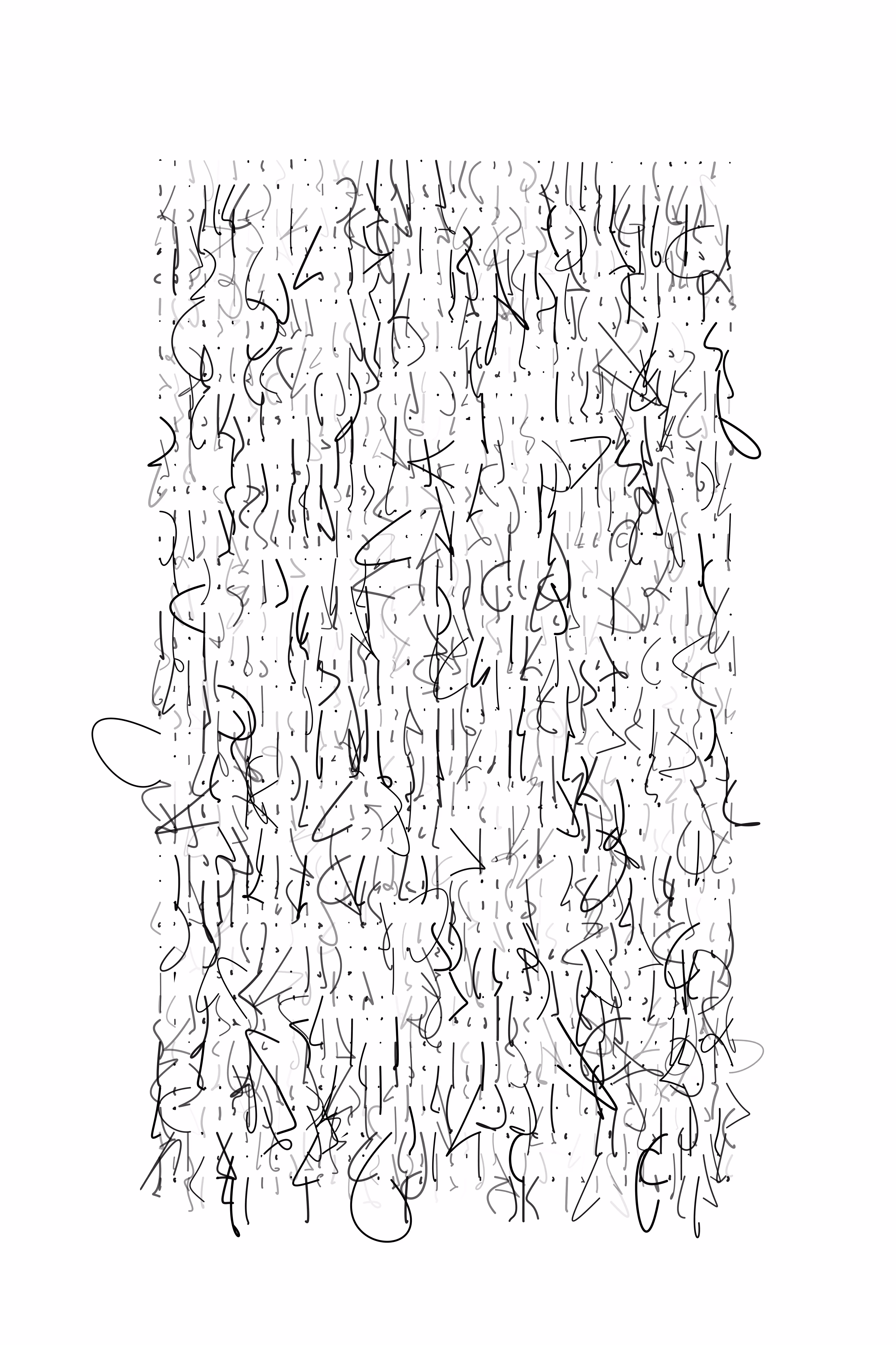 nervous calligraphy sparse 02