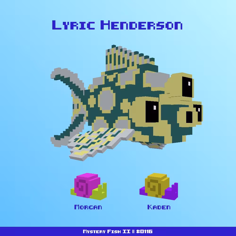 Lyric Henderson :: Mystery Fish 0116/1000